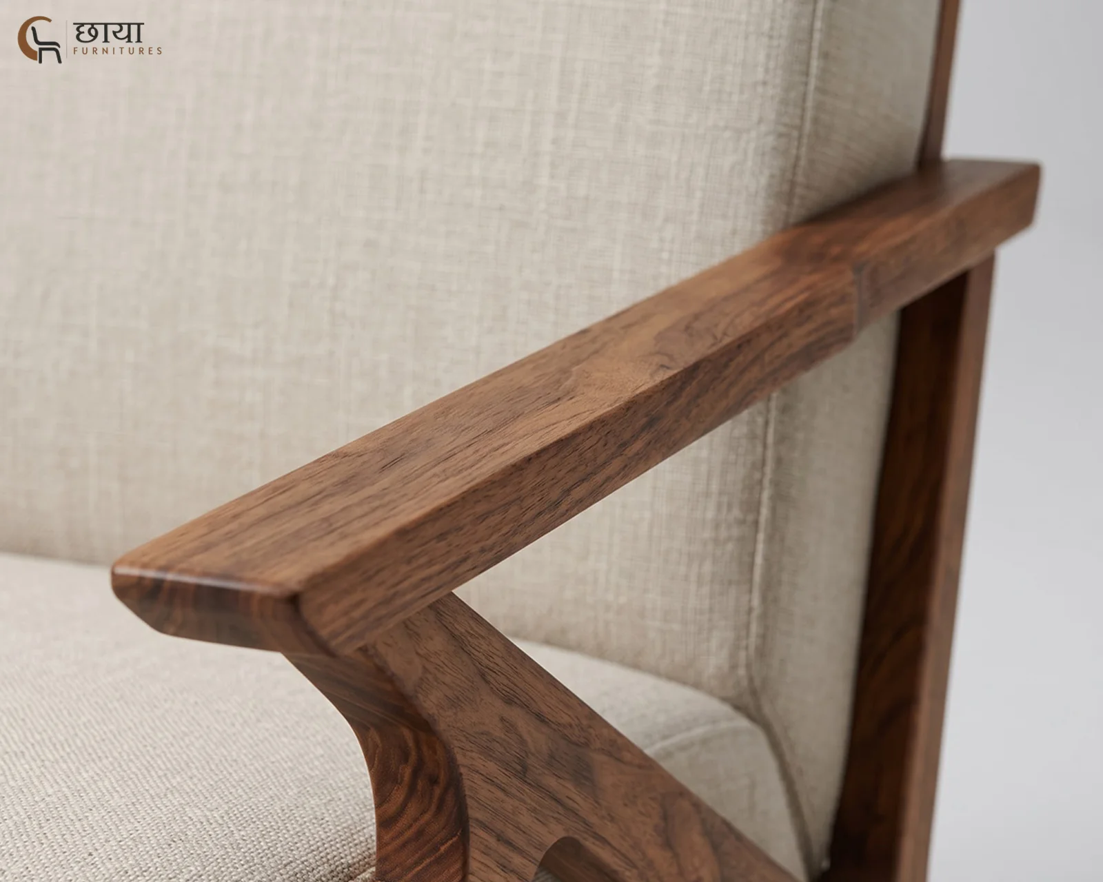 Ned Arm Chair (Cream) — 5
