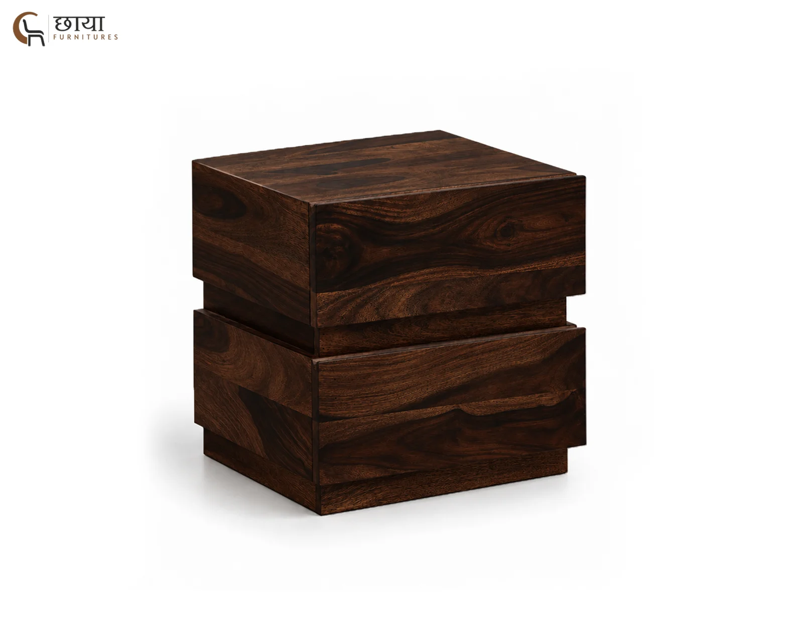 Orian Bedside Table (Walnut Finish) — 2