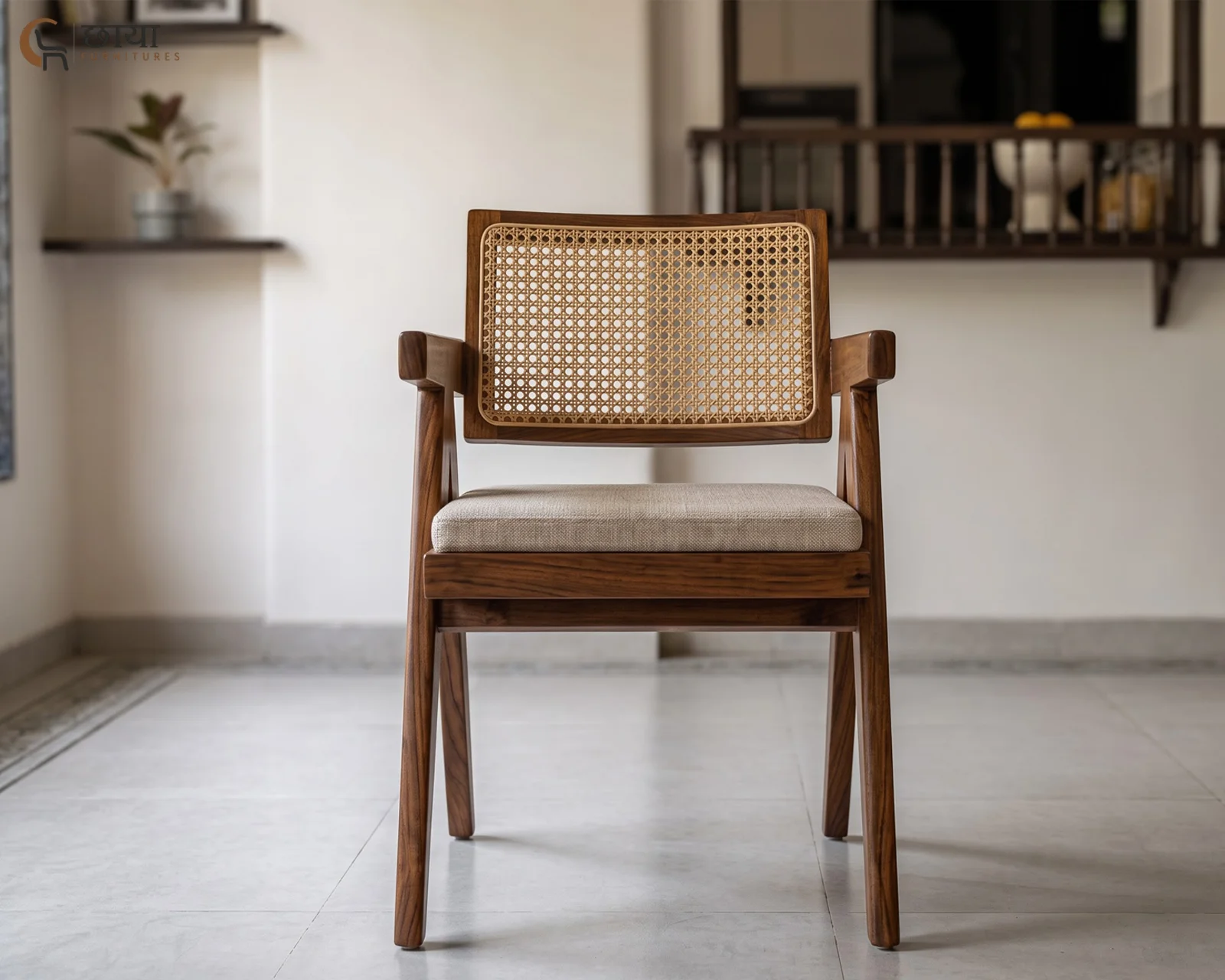 Grace Dining Chair (Teak Finish) — 20