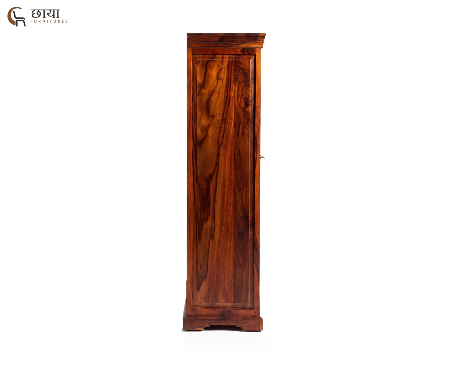 Steve Sheesham Wood Kitchen Cabinet (Honey Finish) — 2