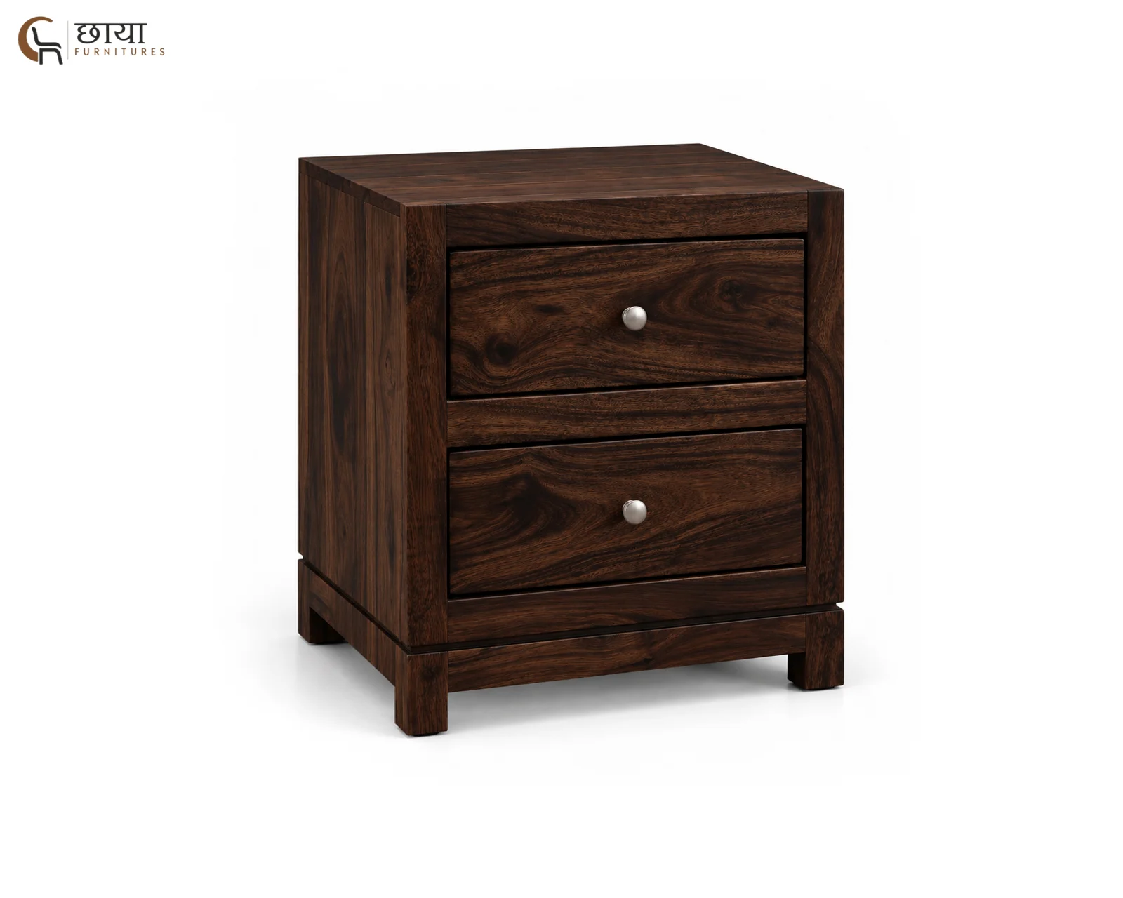 Nidra Bedside Table (Walnut Finish) — 5