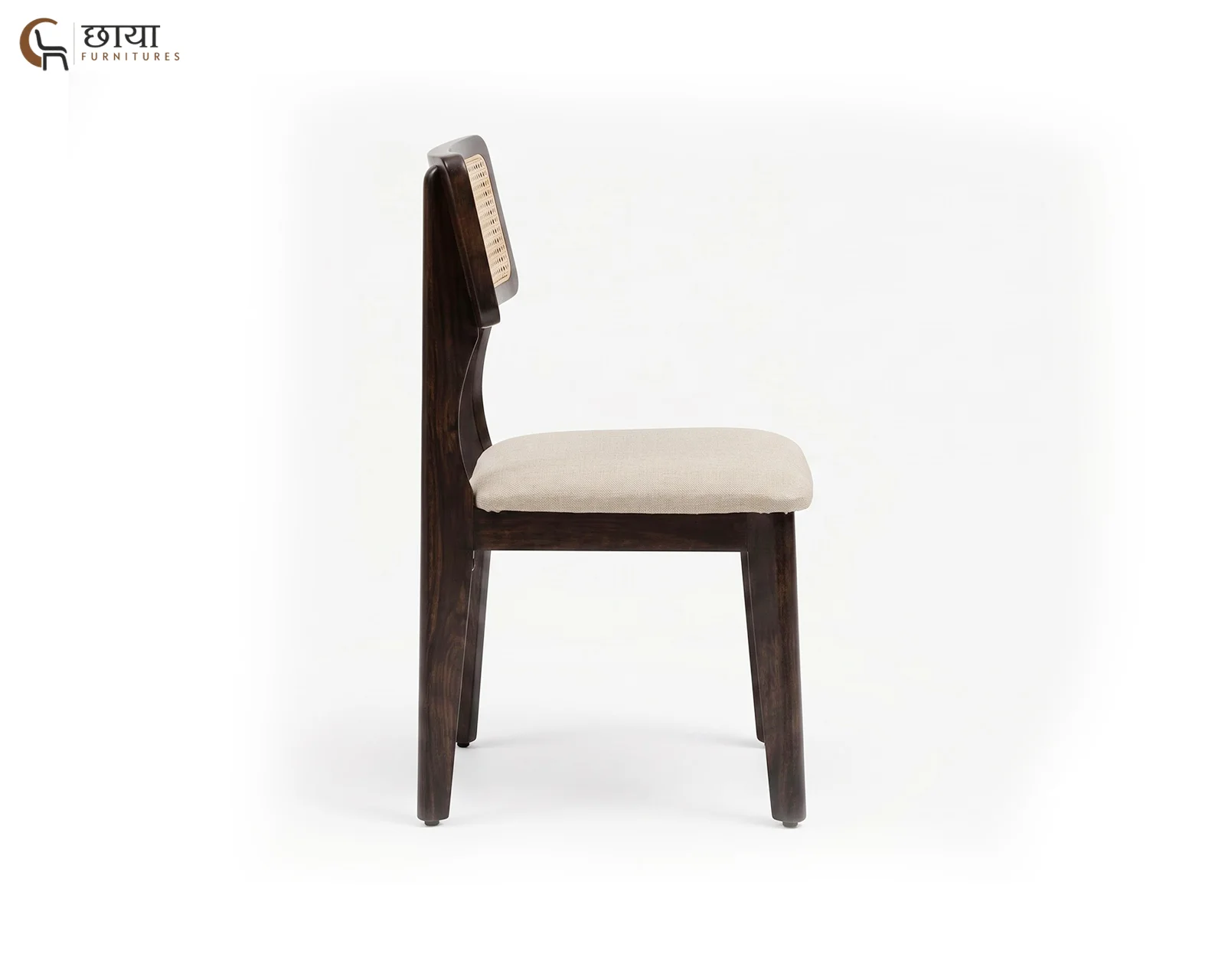 Aangan Dining Chair (Walnut Finish) — 11
