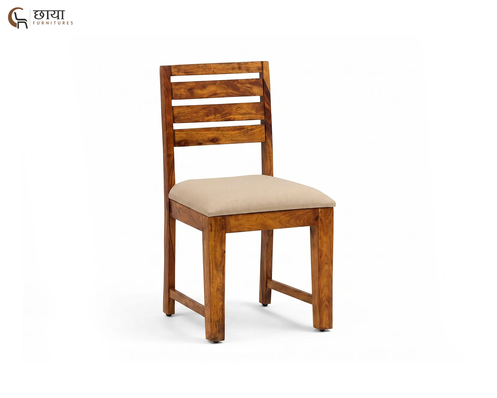 Riwaaz Dining Chair (Honey Finish) — 4