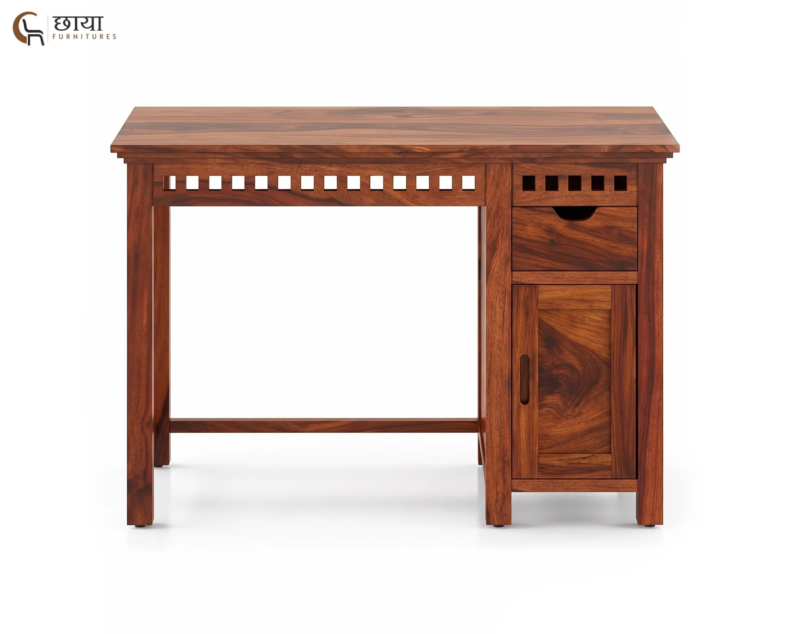 Haven Study Table (Honey Finish) — 5