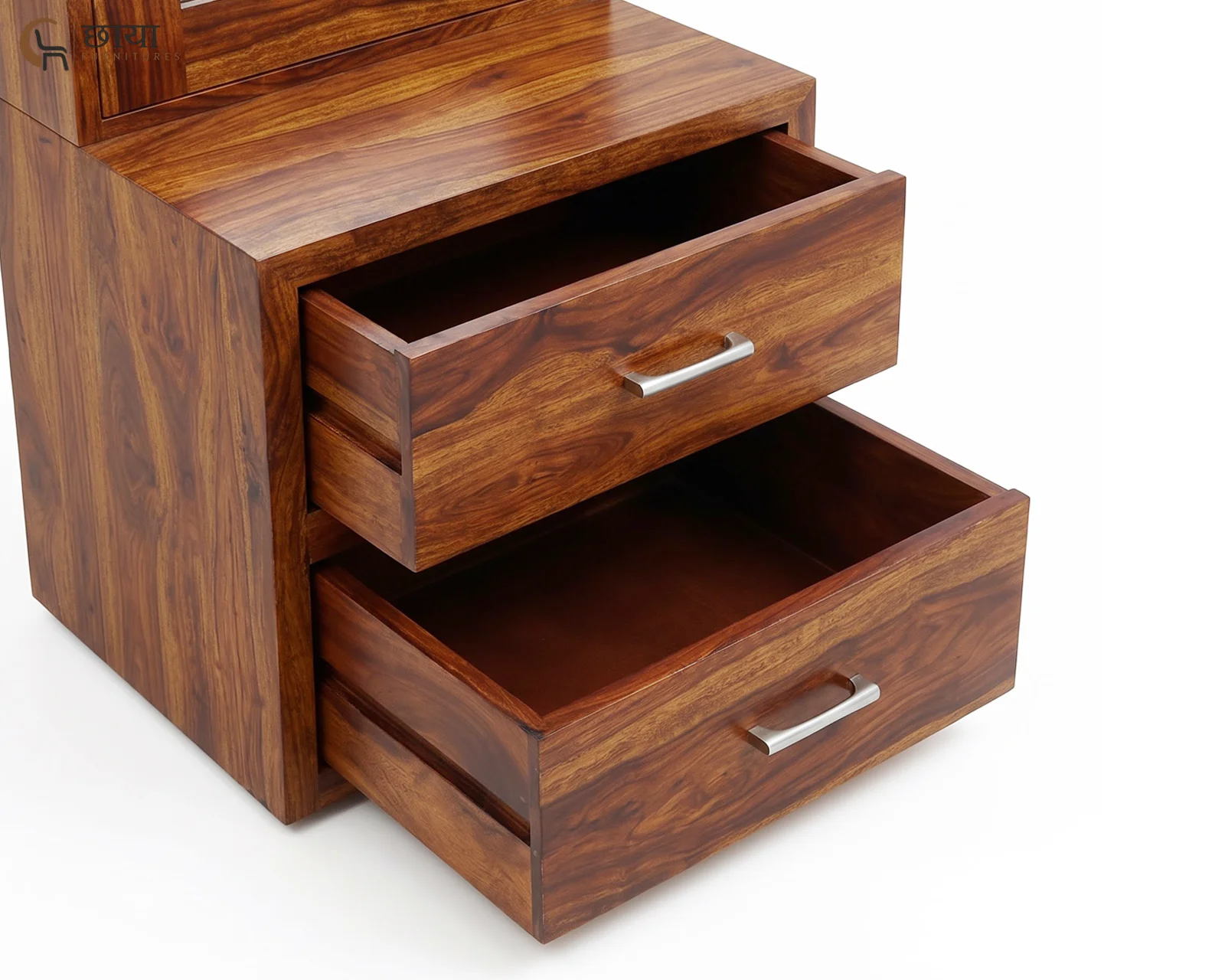Aarav Sheesham Wood Dressing Table (Honey Finish) — 6