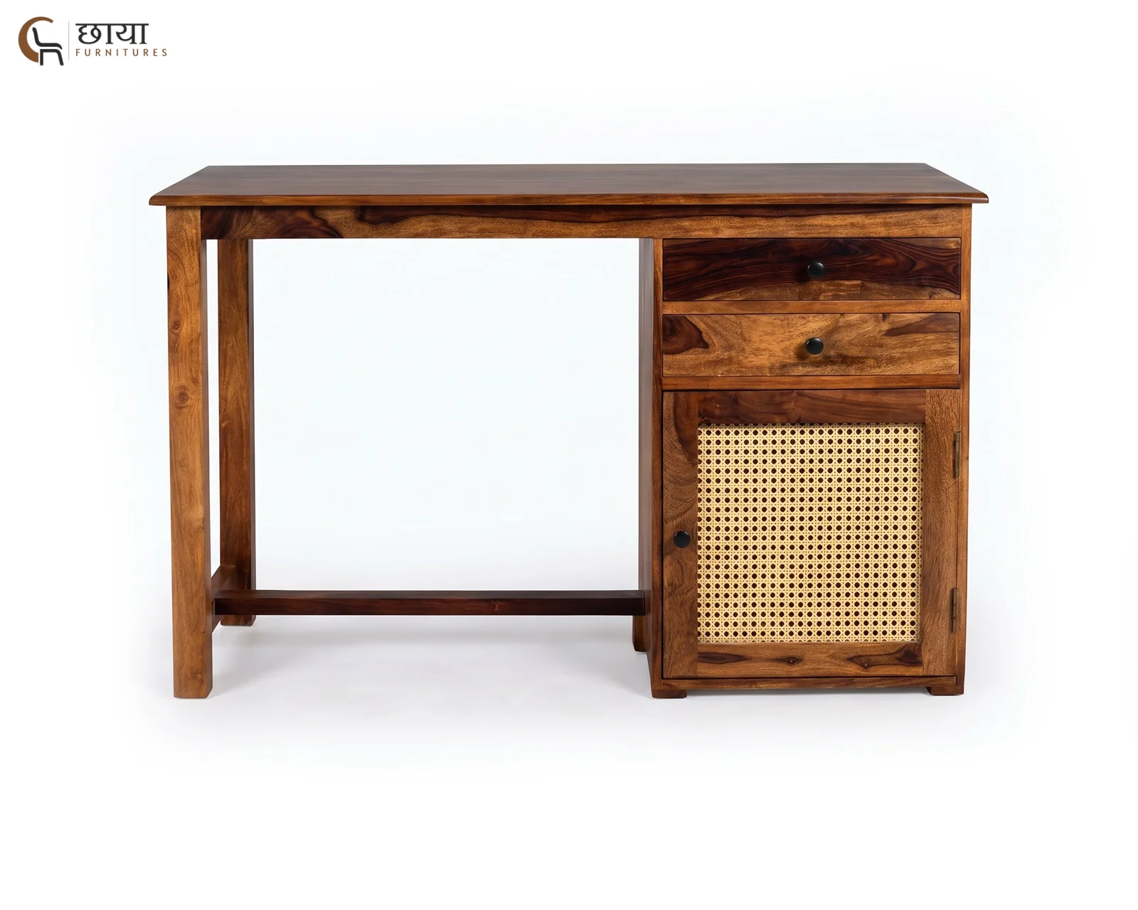 Walter Study Table (Teak Finish) — 2