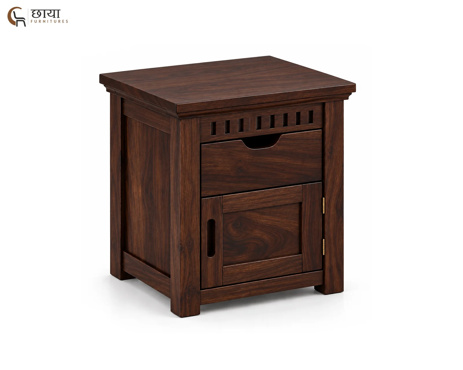 Haven Bedside Table (Walnut Finish) — 3