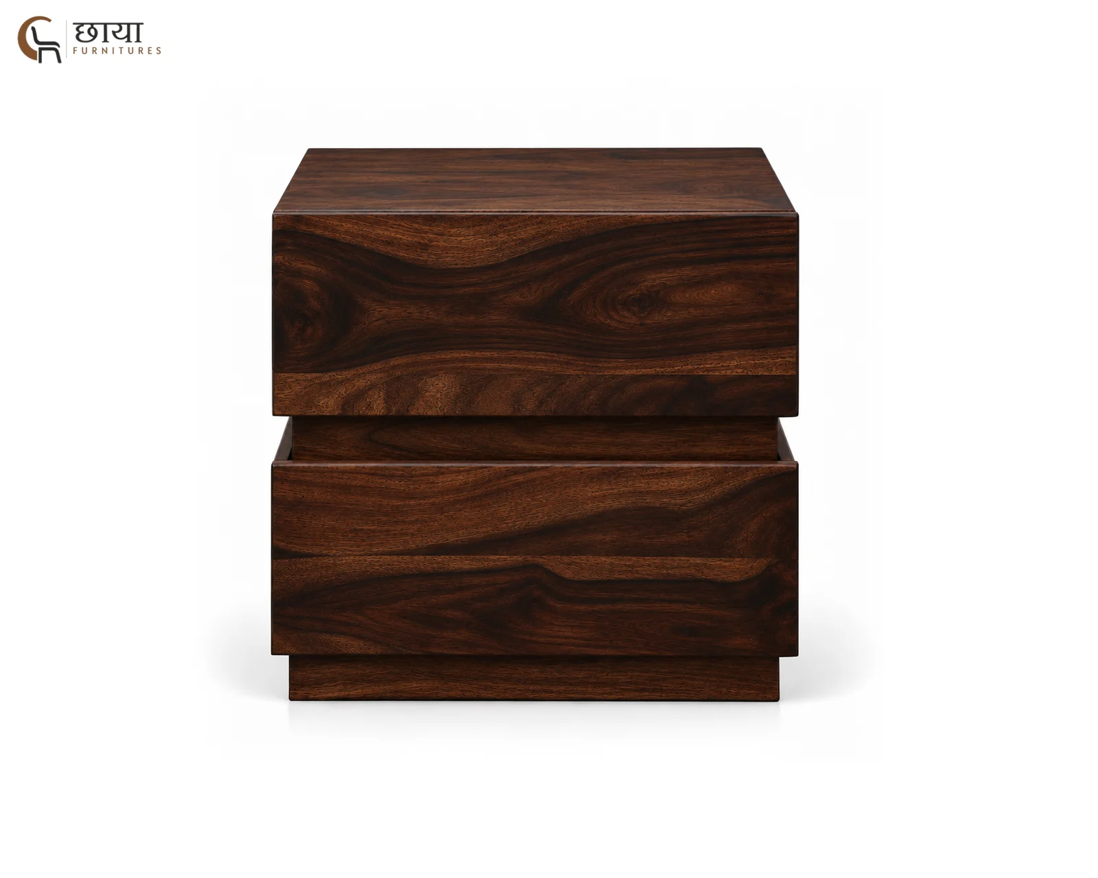 Orian Bedside Table (Walnut Finish) — 1