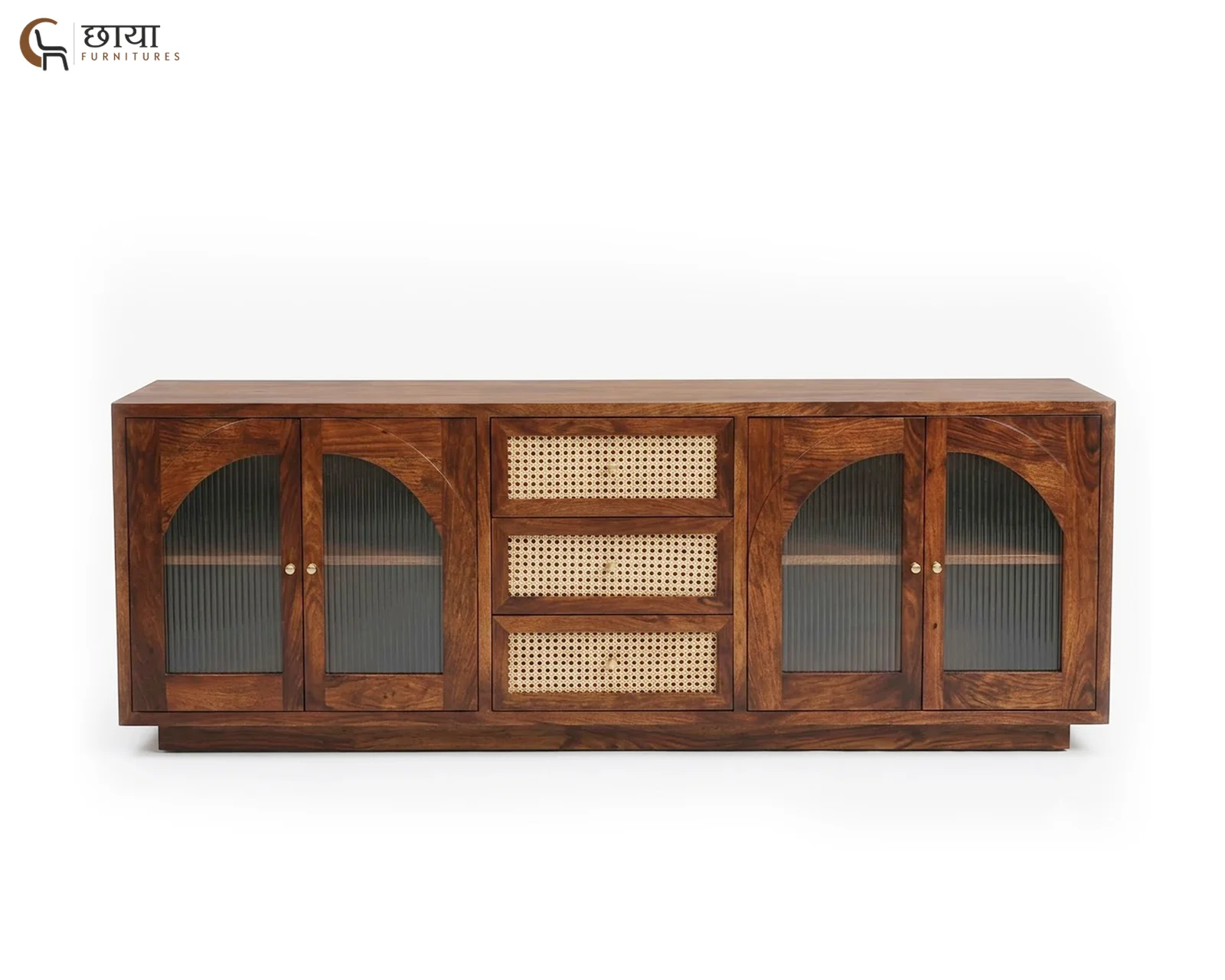 Zayn TV Unit (Teak Finish) — 1