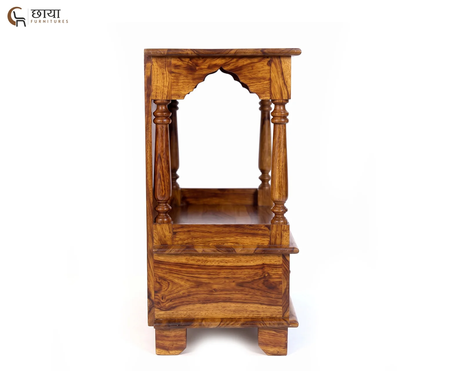 Aradhya Home Temple (Honey Finish) — 10
