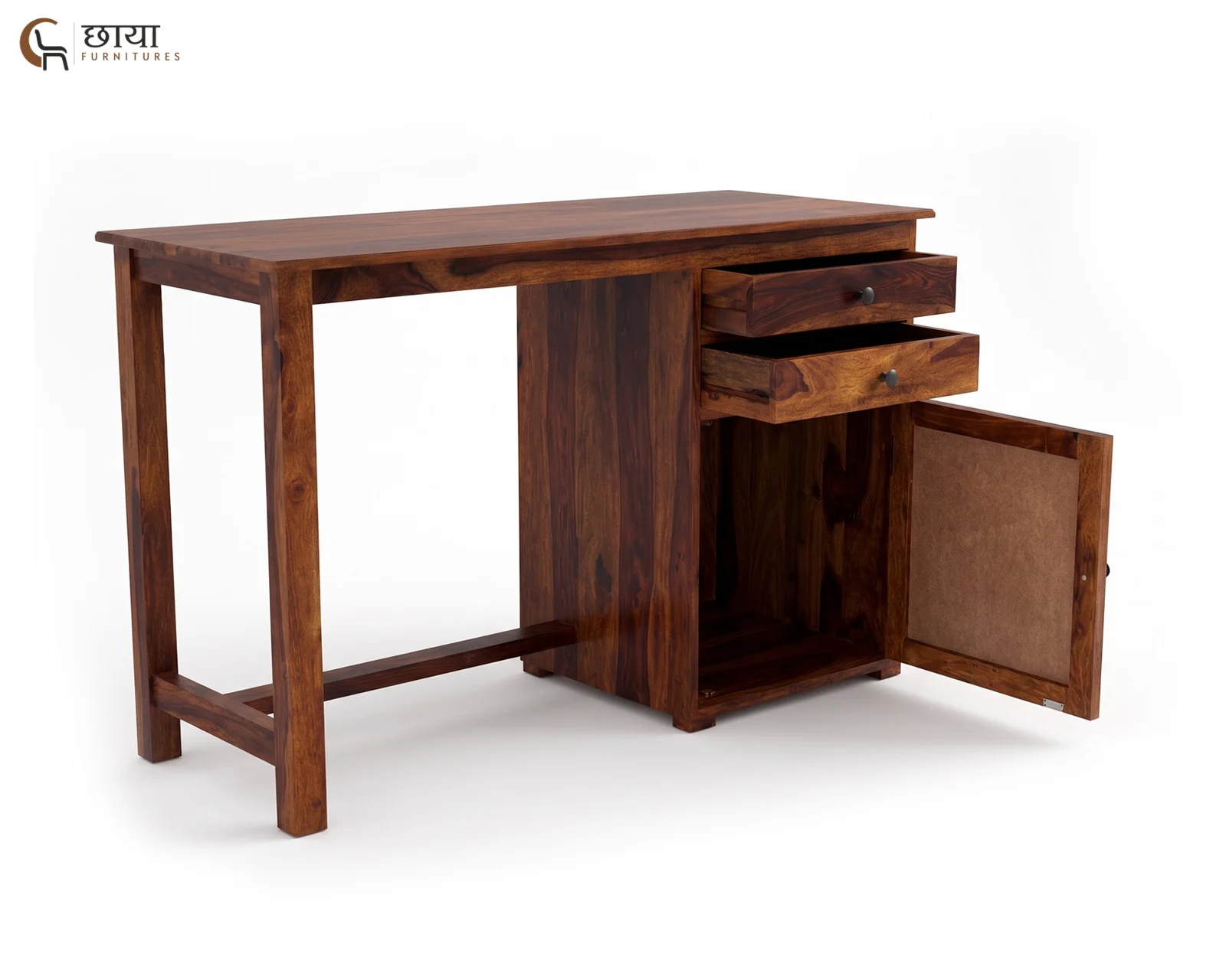 Walter Study Table (Teak Finish) — 1