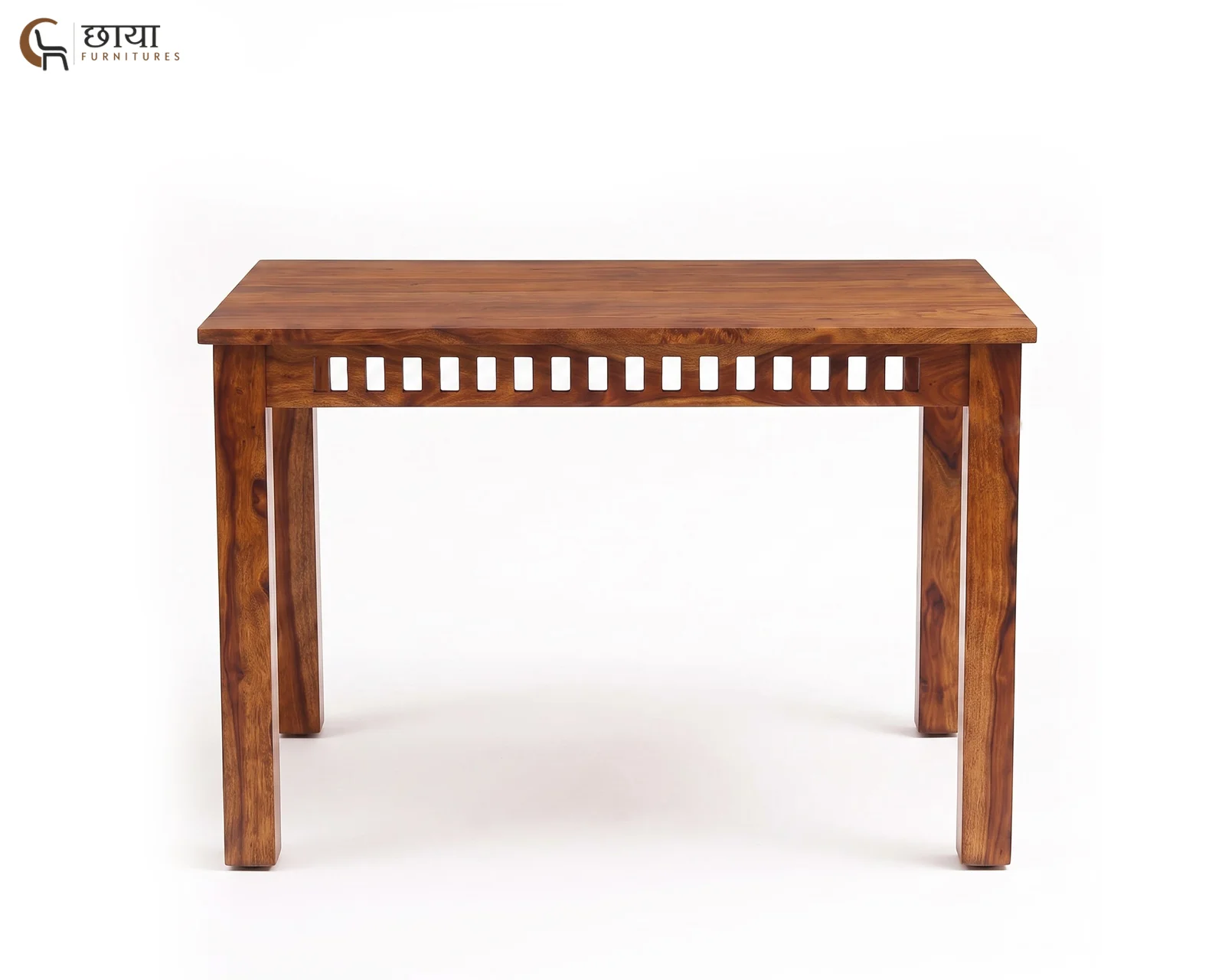 Haven 4 Seater Dining Table Set (Honey Finish) — 8