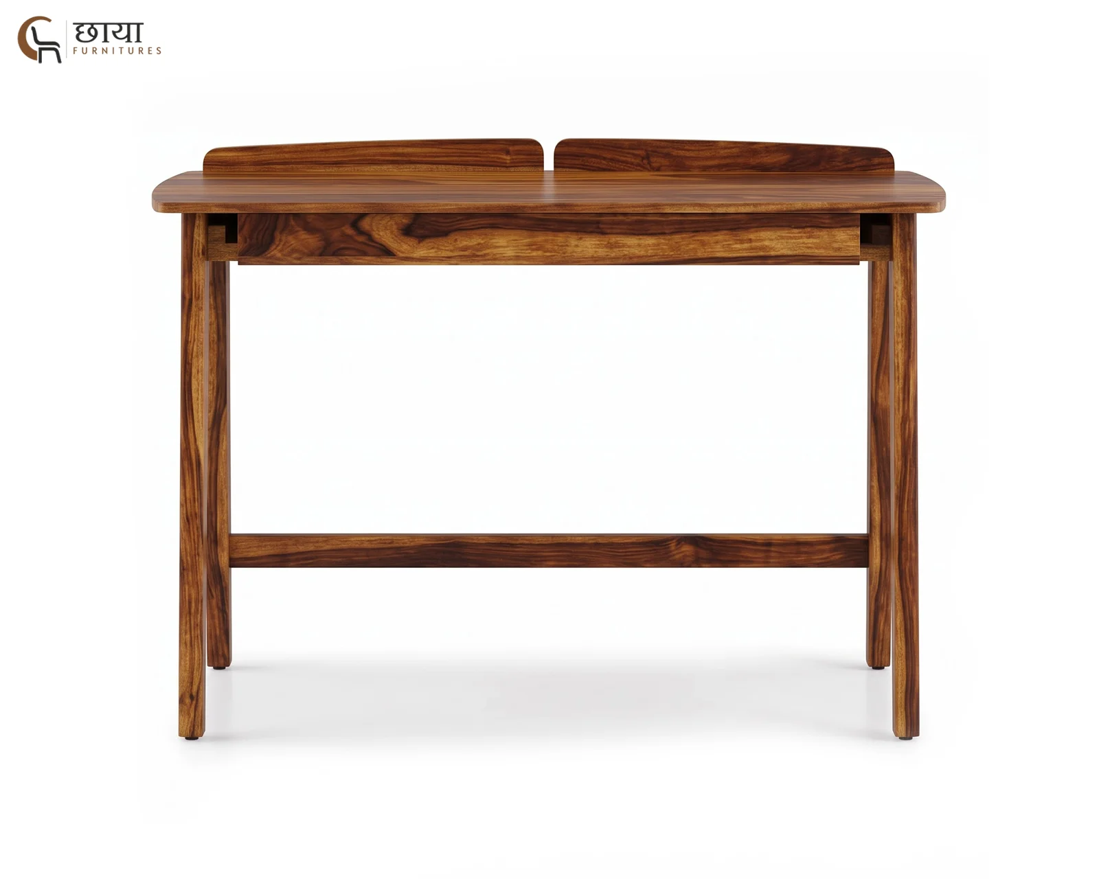 Rovan Study Table (Teak Finish) — 2