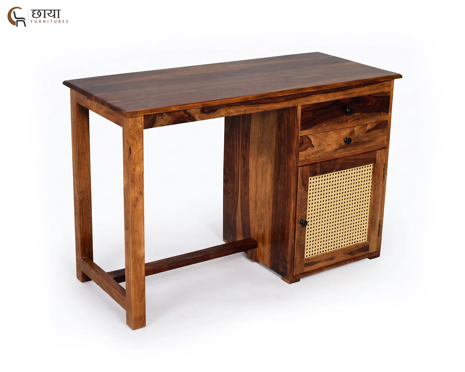 Walter Study Table (Teak Finish) — 3