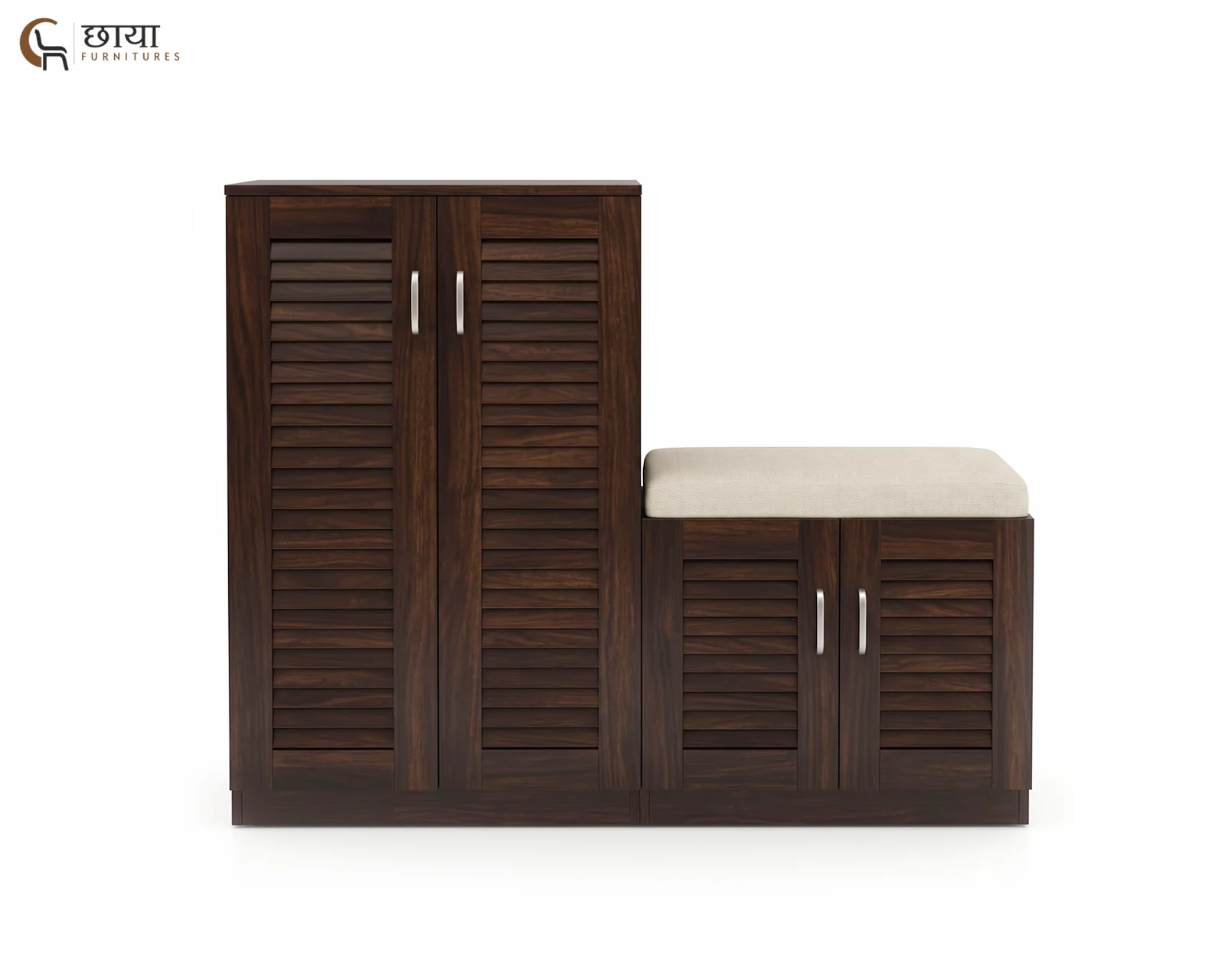 Veyra Shoe Rack (Walnut Finish) — 5