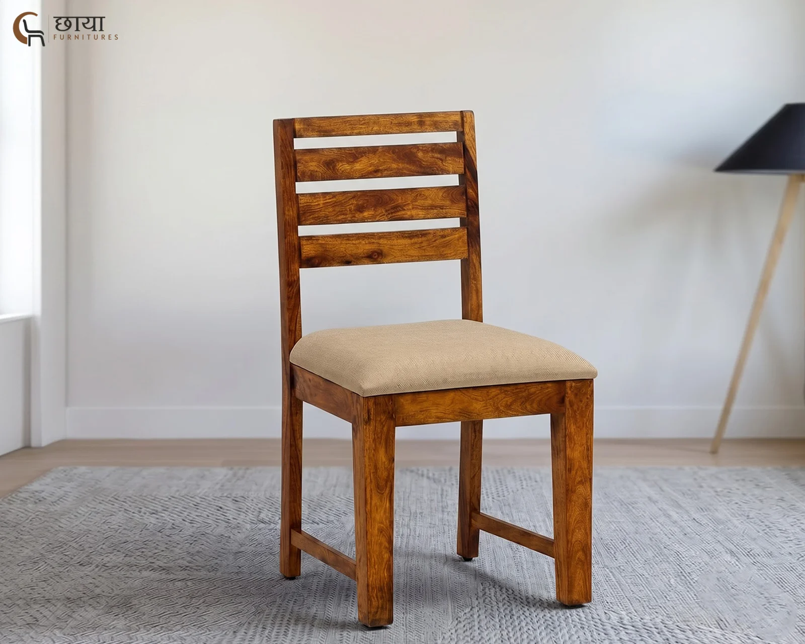 Riwaaz Dining Chair (Honey Finish) — 305