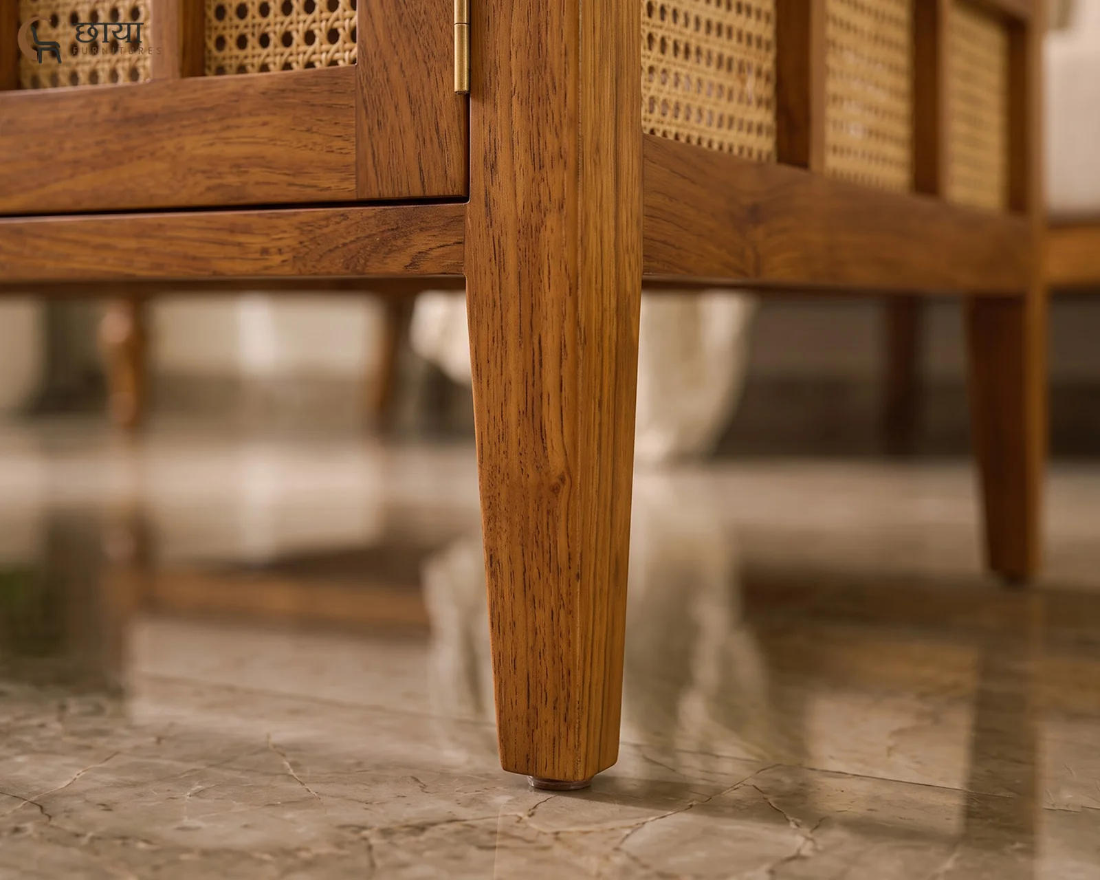 Neer Coffee Table (Honey Finish) — 13