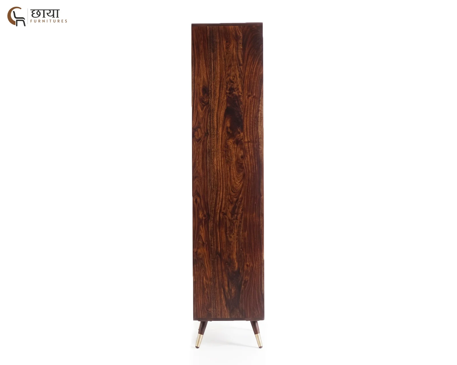 Jerald Sheesham Wood Kitchen Cabinet (Walnut Finish) — 5