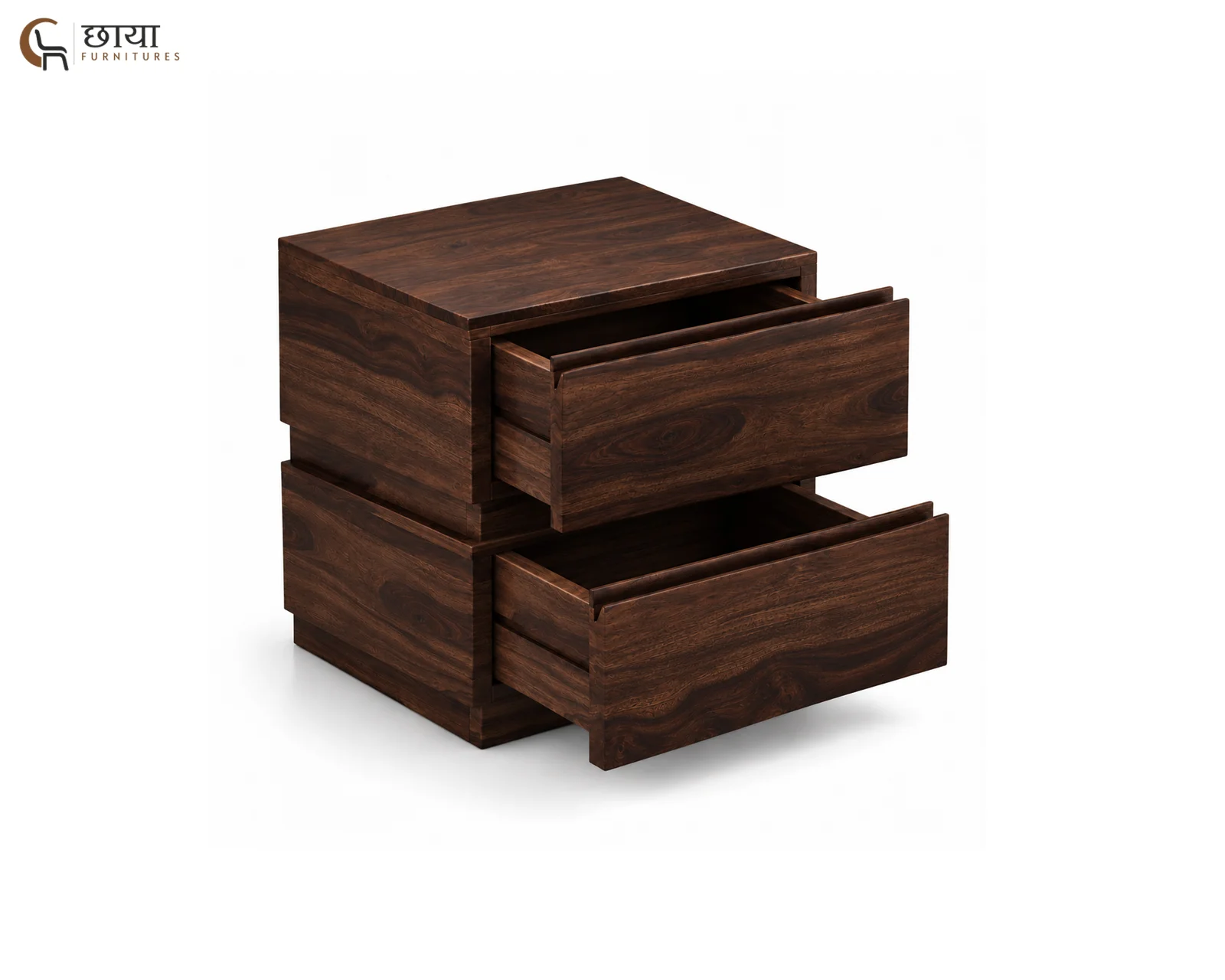 Orian Bedside Table (Walnut Finish) — 3