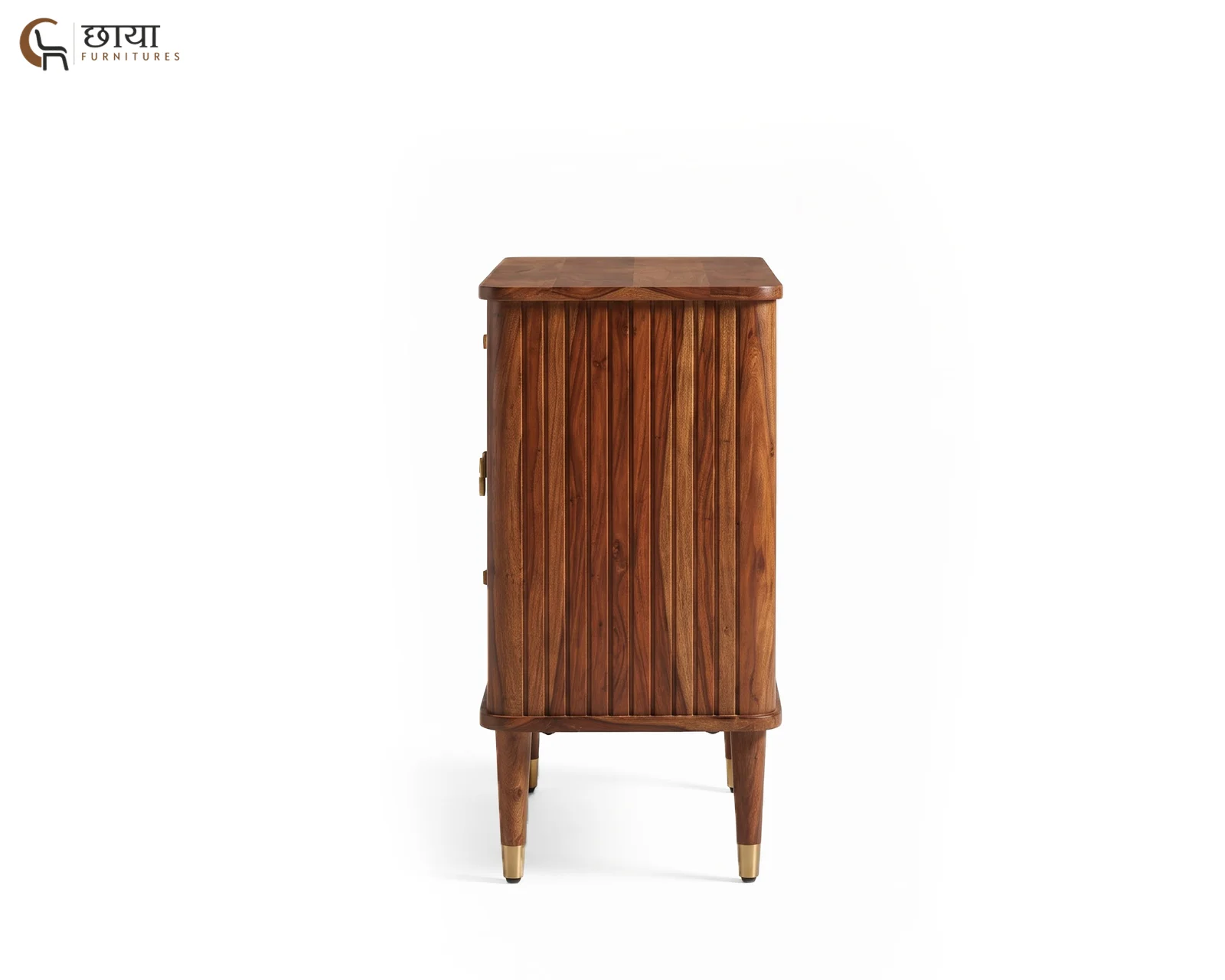 Maple Mango Wood TV Unit (Teak Finish) — 14