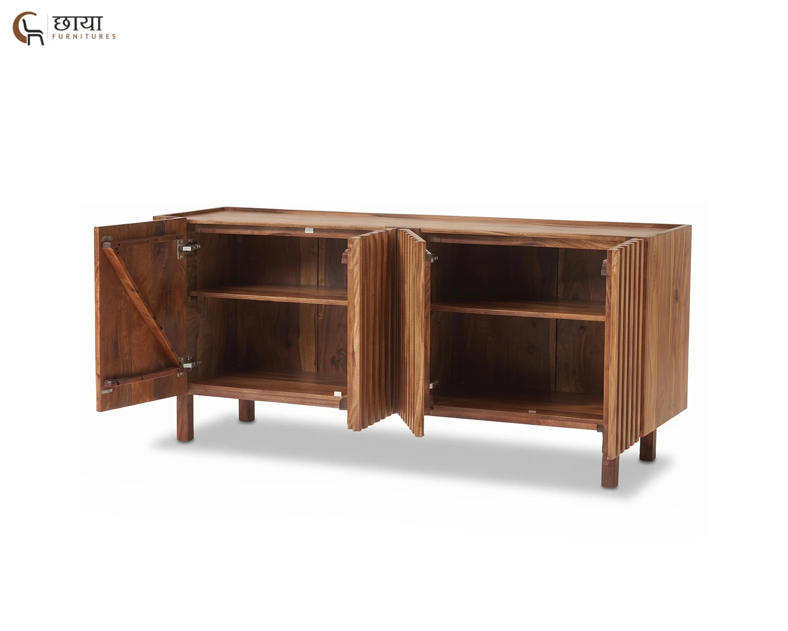 Terra Sheesham Wood Sideboard (Natural Finish) — 04