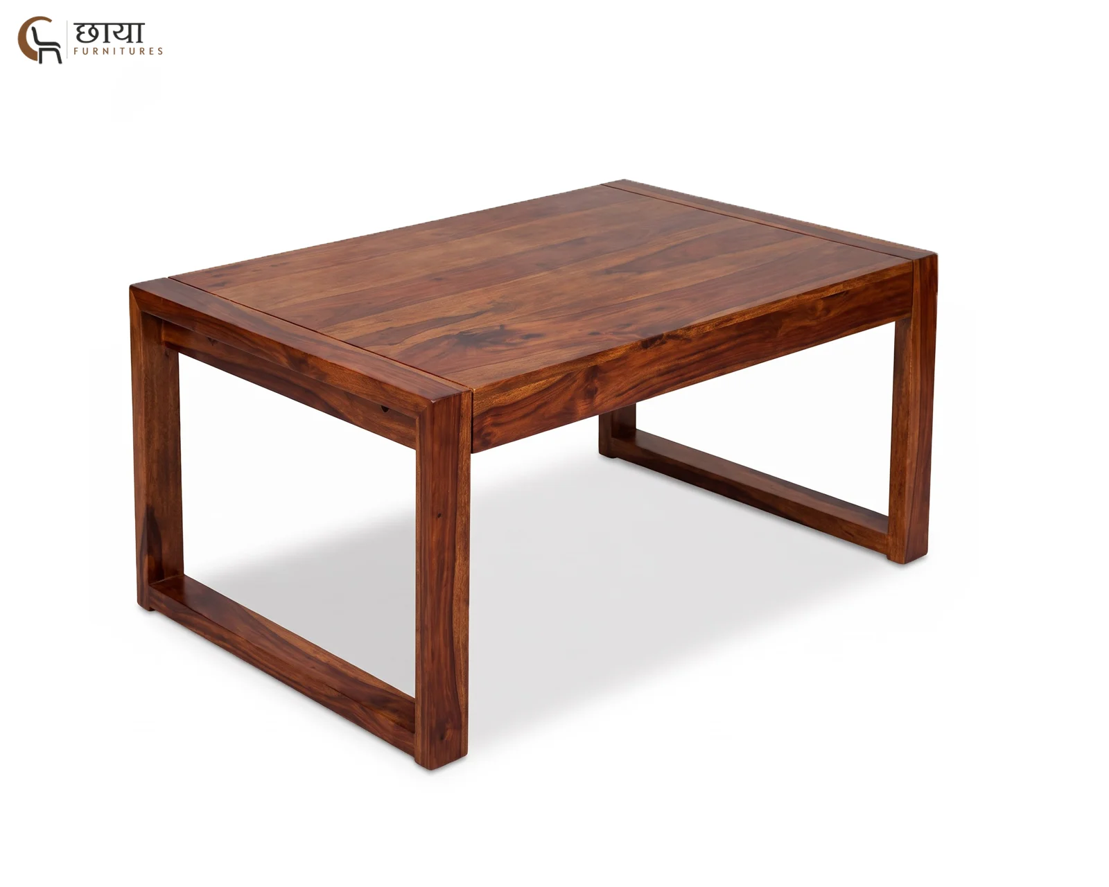 Cove Sheesham Wood Coffee Table (Honey Finish) — 02