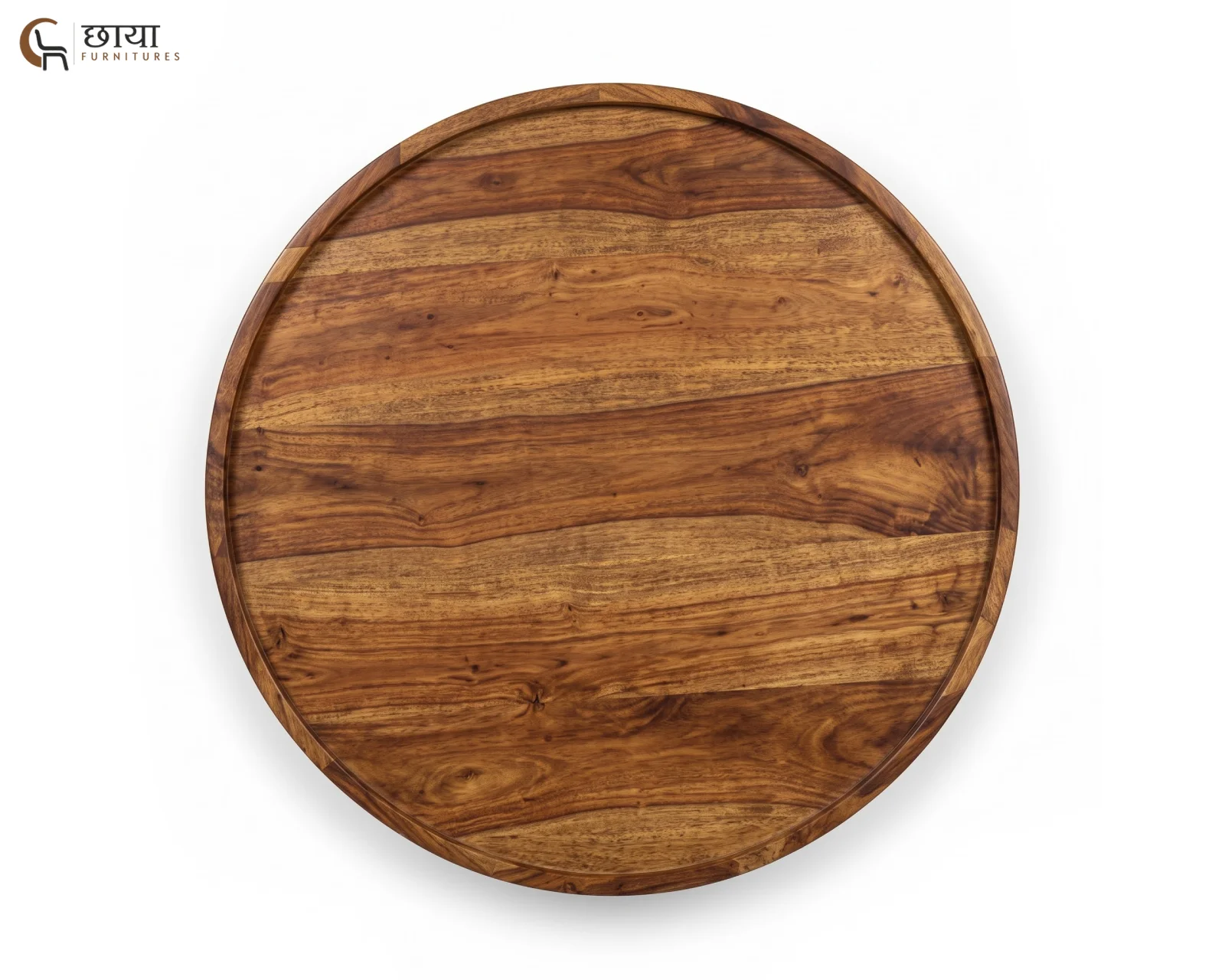 Sterling Sheesham Wood Coffee Table (Honey Finish) — (6)