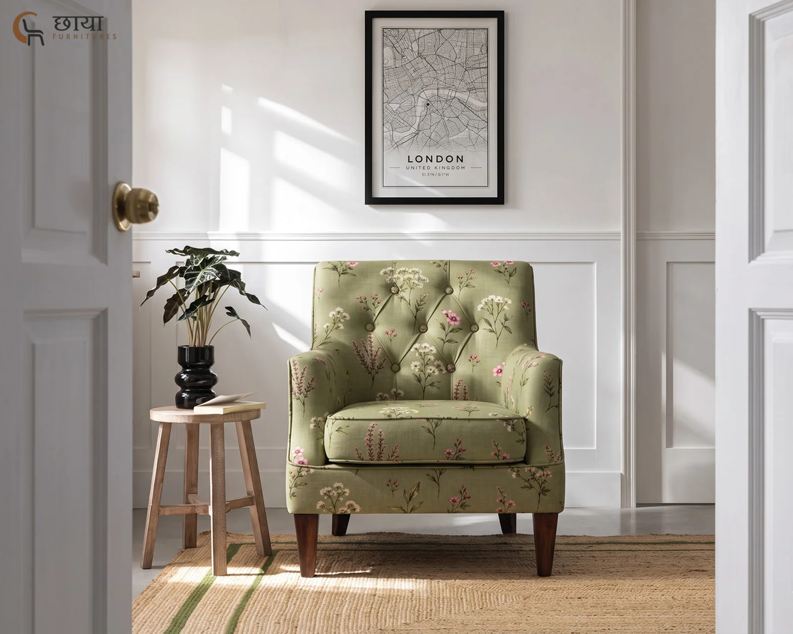 Aarna Lounge Chair (Flora Green) — 15