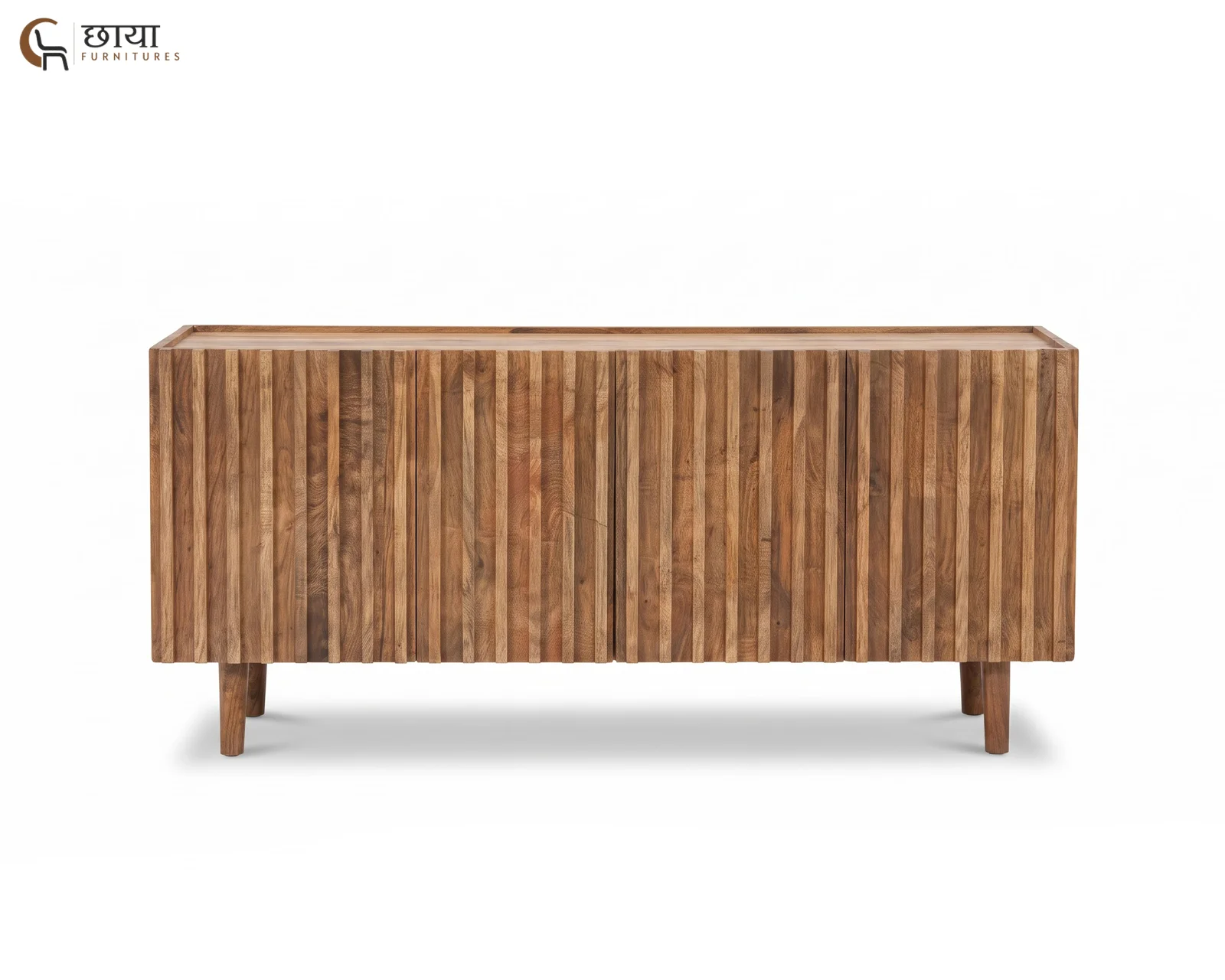 Terra Mango Wood TV Unit (Natural Finish) — 02
