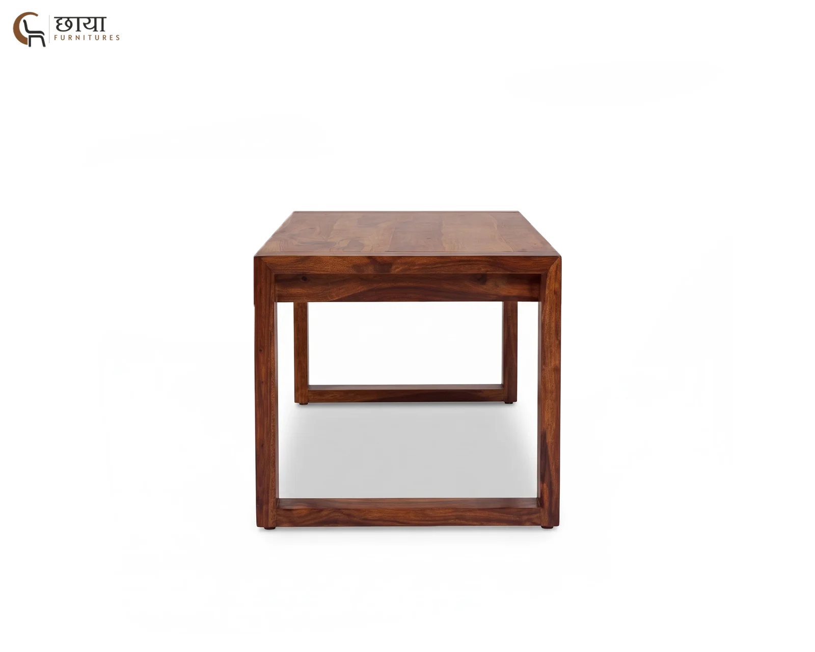 Cove Sheesham Wood Coffee Table (Honey Finish) — 03