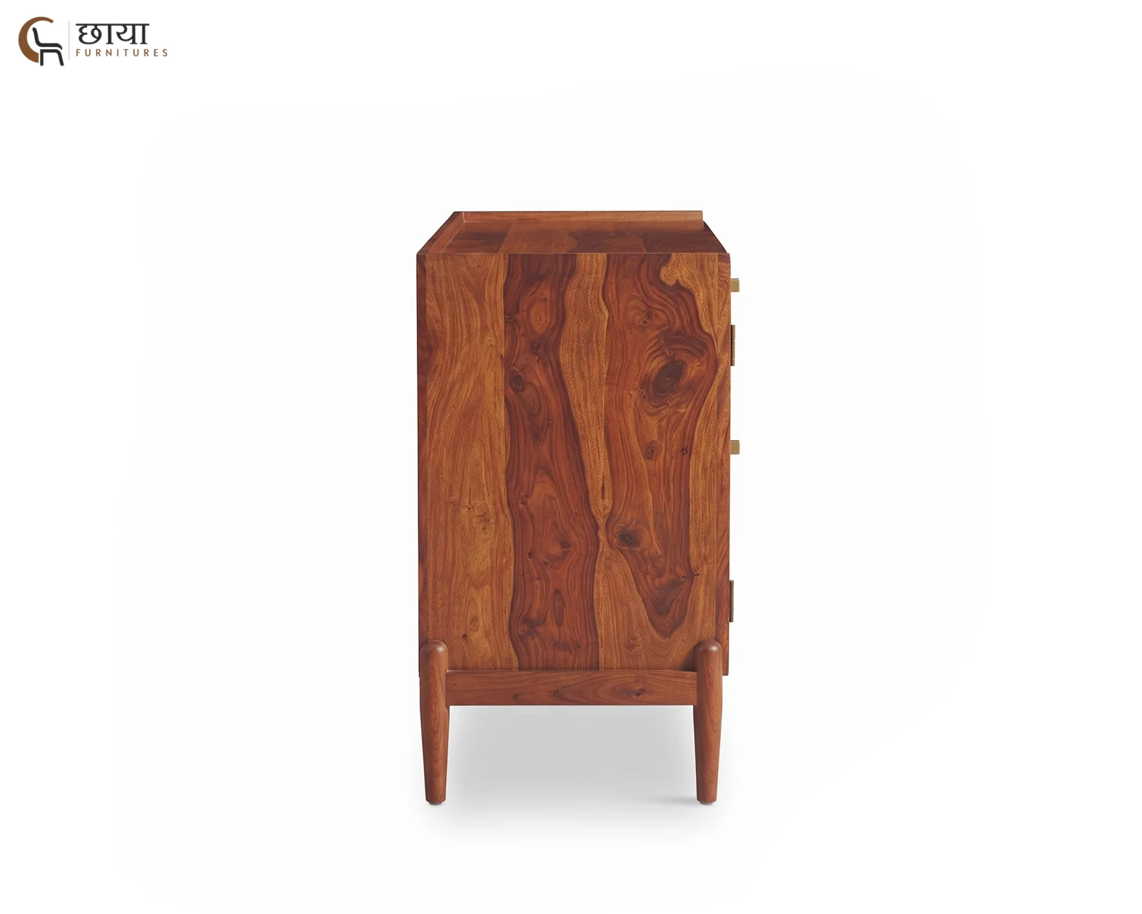 Alba Sheesham Wood Sideboard (Honey Finish) — 1