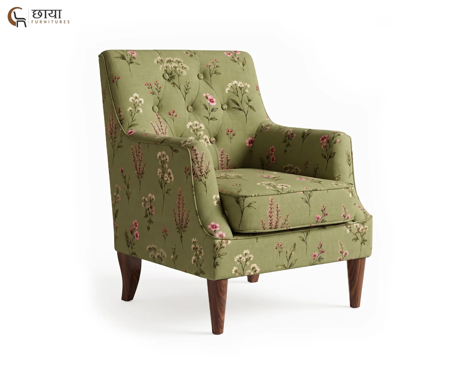 Aarna Lounge Chair (Flora Green) — 02
