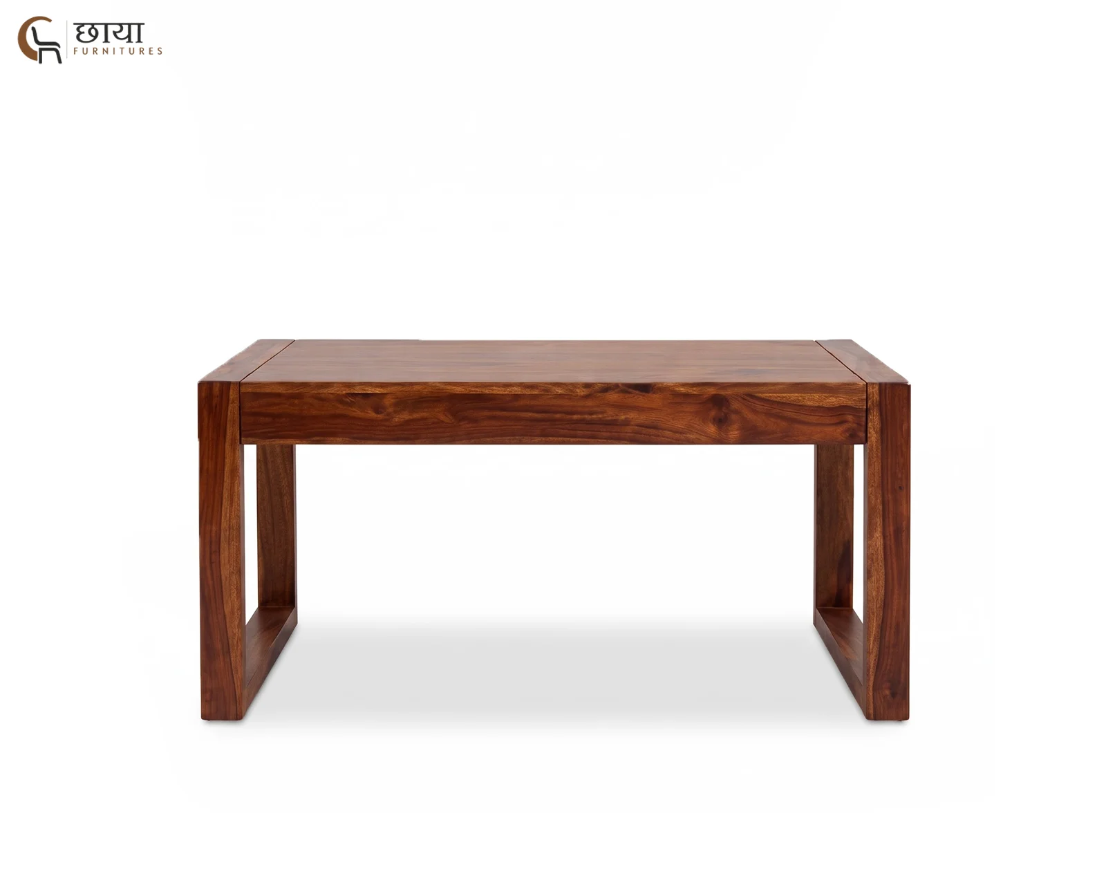 Cove Sheesham Wood Coffee Table (Honey Finish) — 01