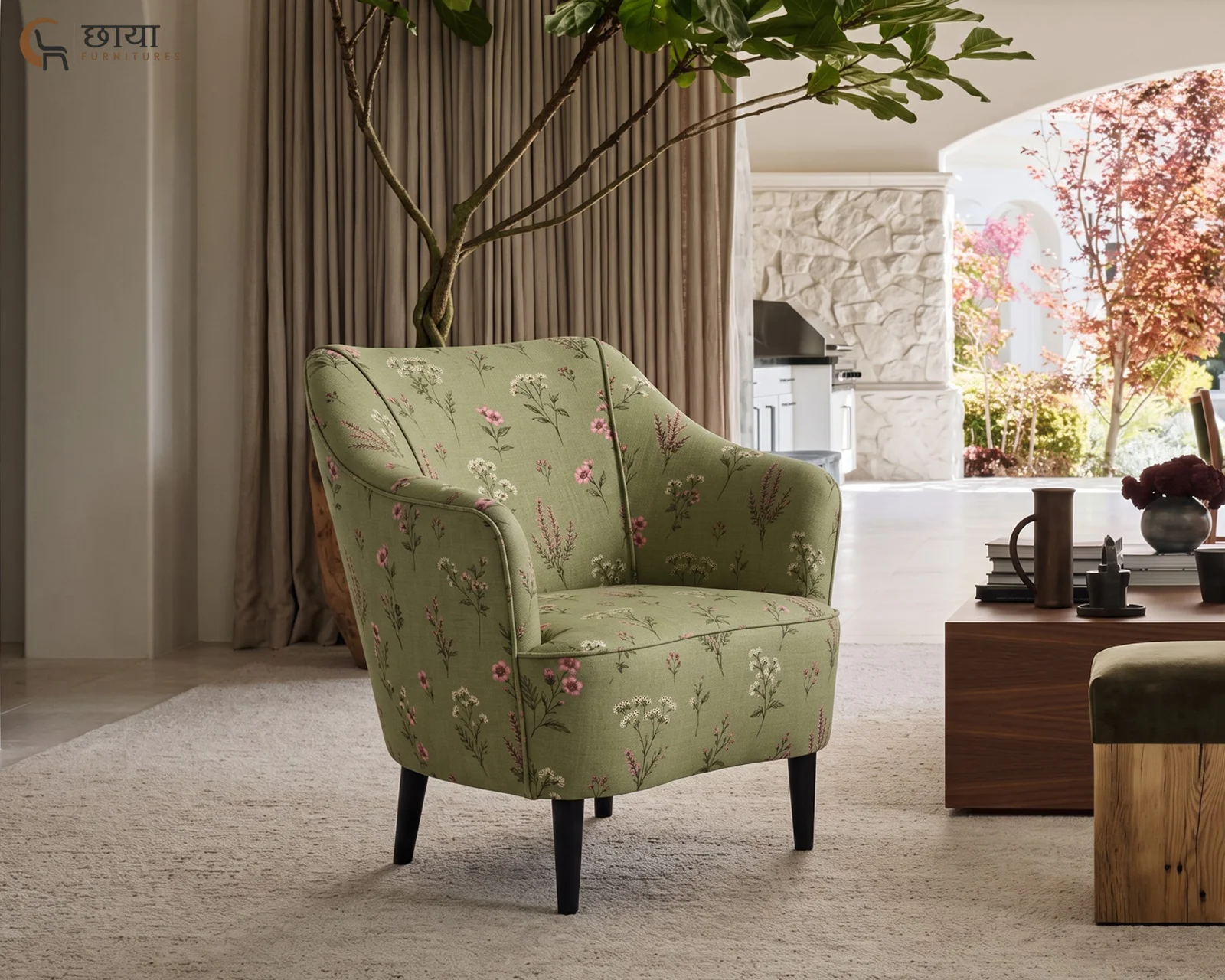 Lumi Lounge Chair (Flora Green) — 18