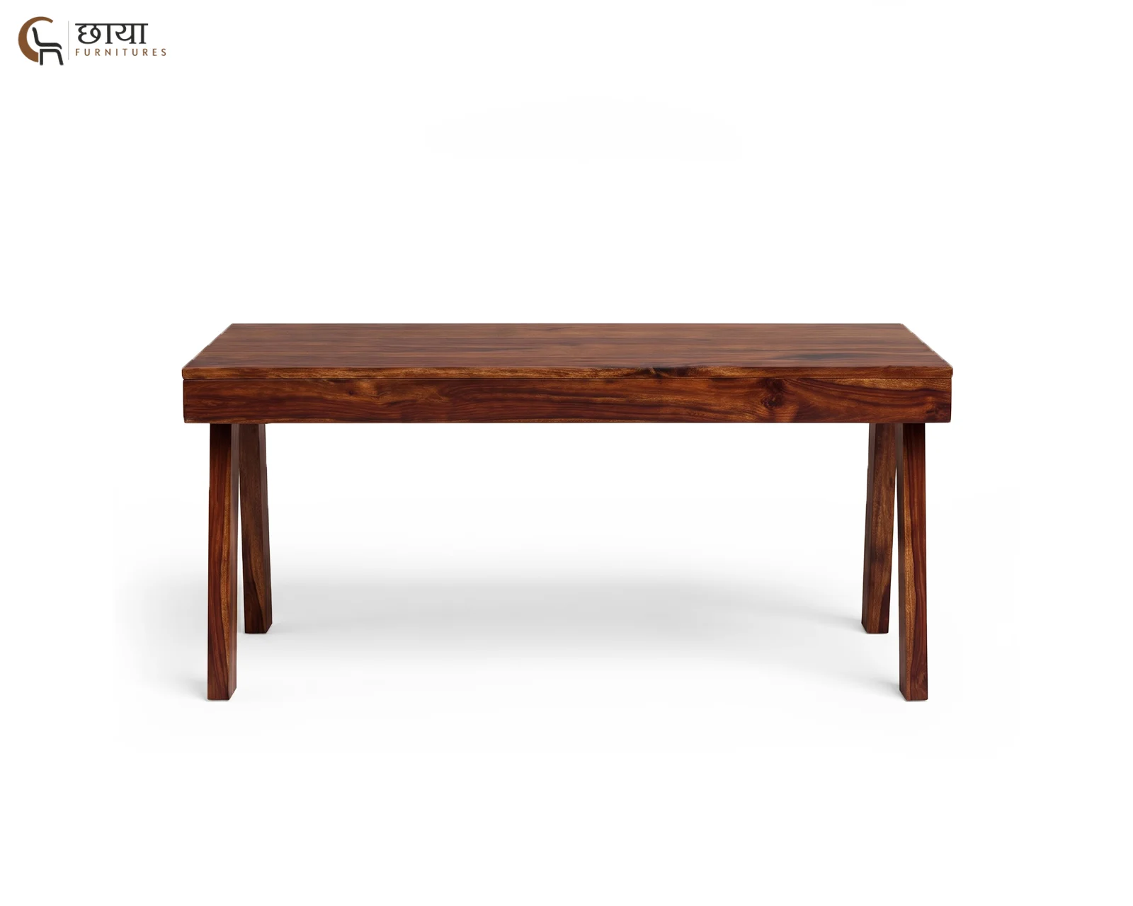 Norway Sheesham Wood Coffee Table (Honey Finish) — 02