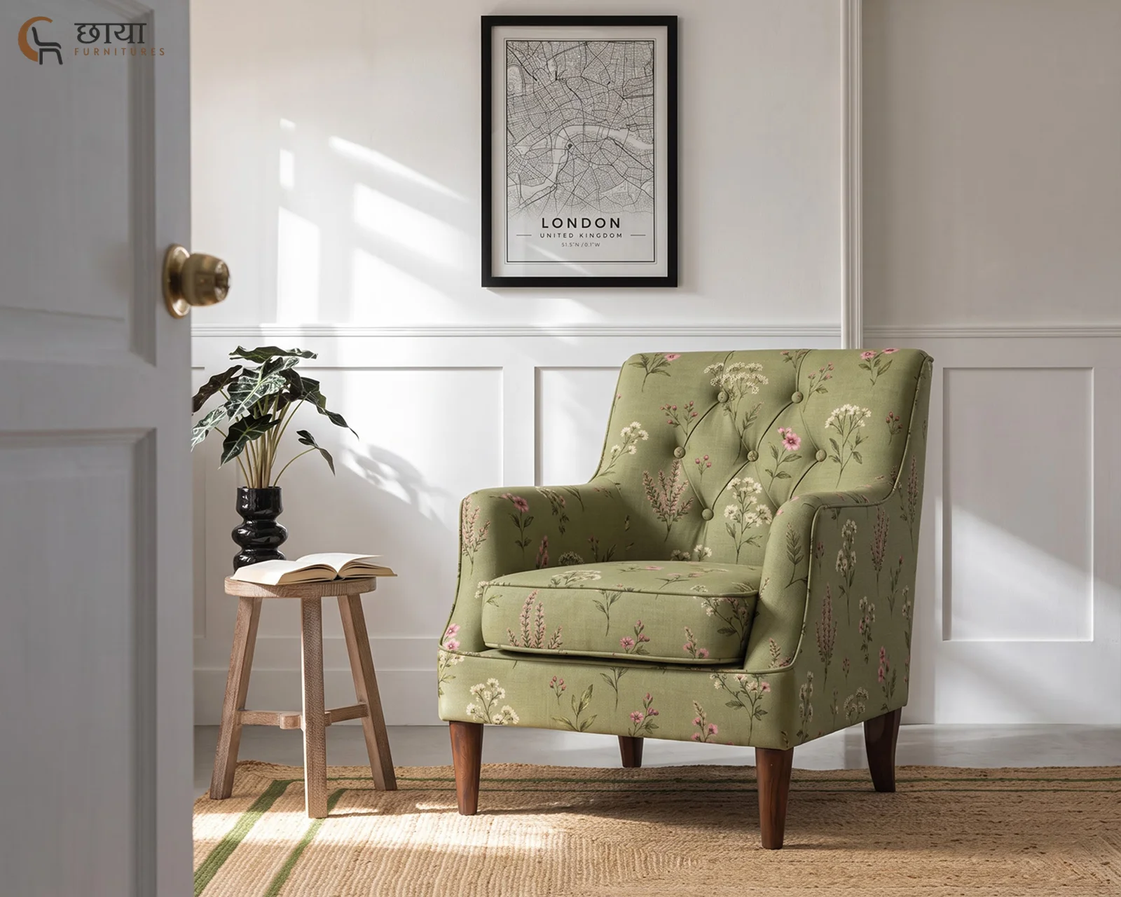 Aarna Lounge Chair (Flora Green) — 14
