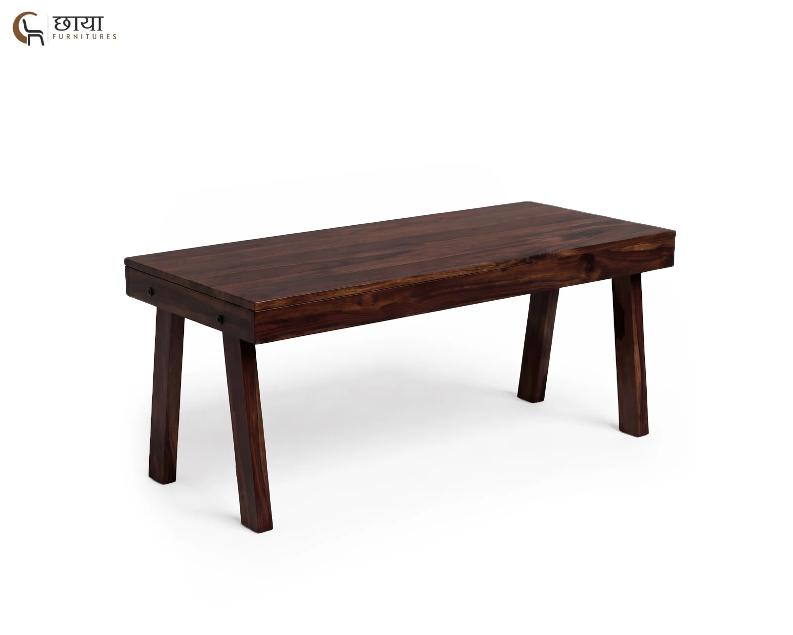 Norway Sheesham Wood Coffee Table (Walnut Finish) — 05