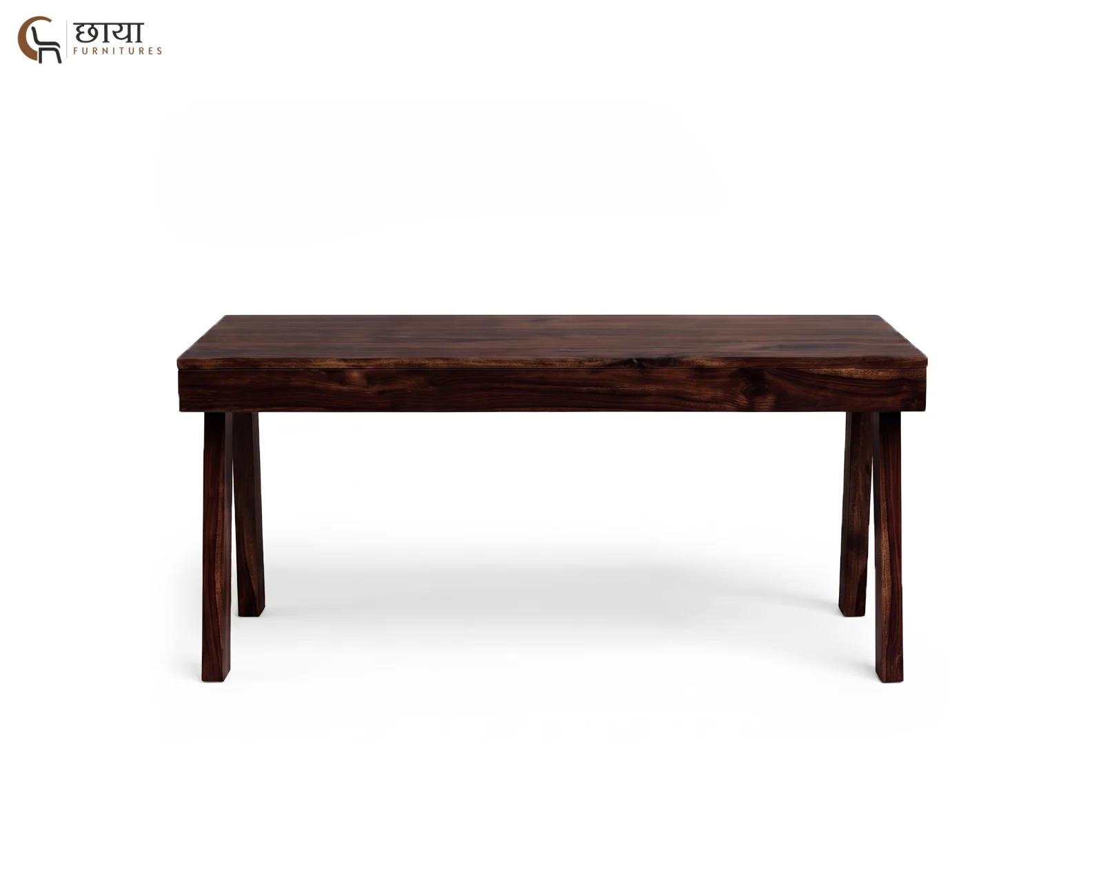 Norway Sheesham Wood Coffee Table (Walnut Finish) — 04