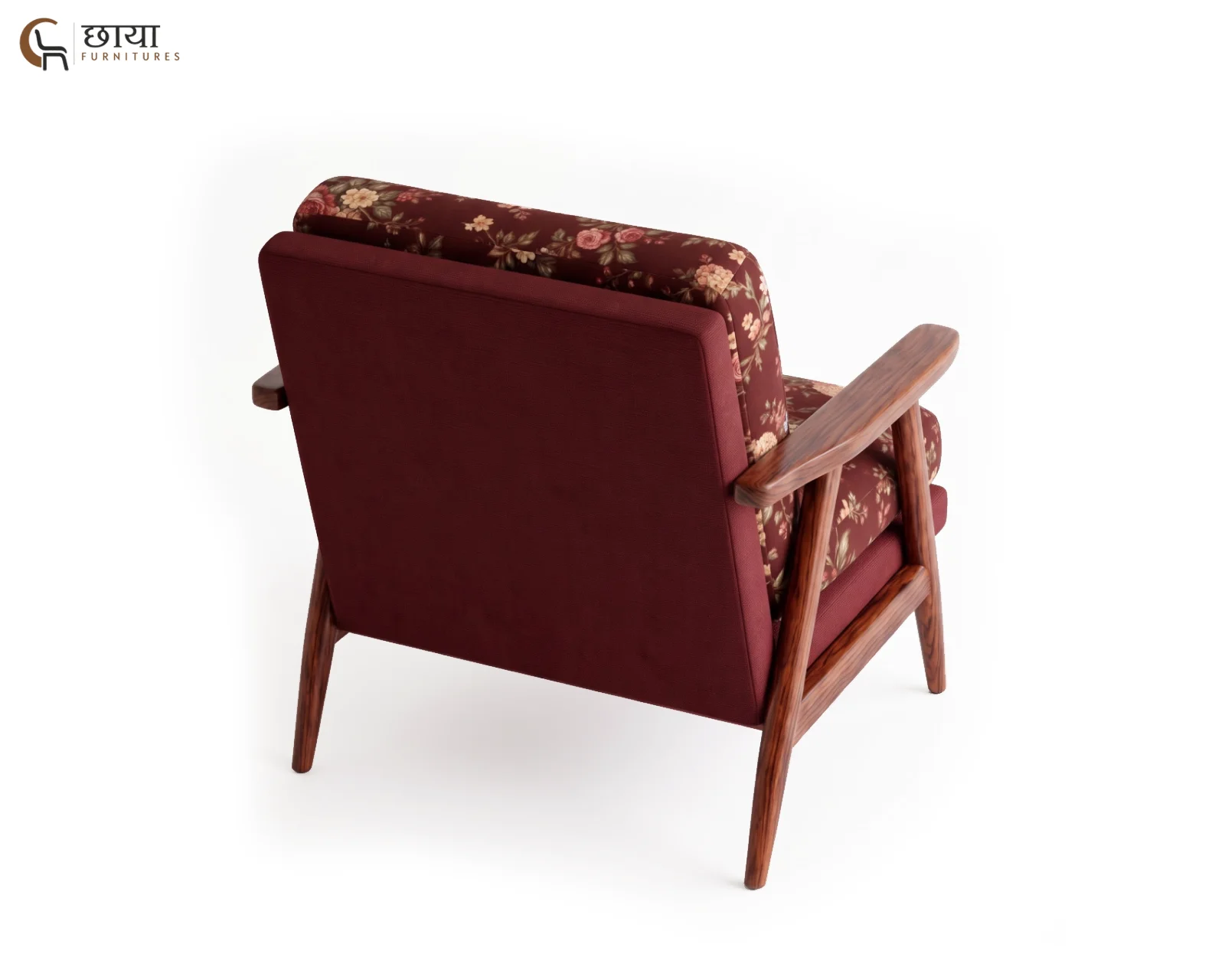 Daisy Lounge Chair (Bloom Ruby) — (2)