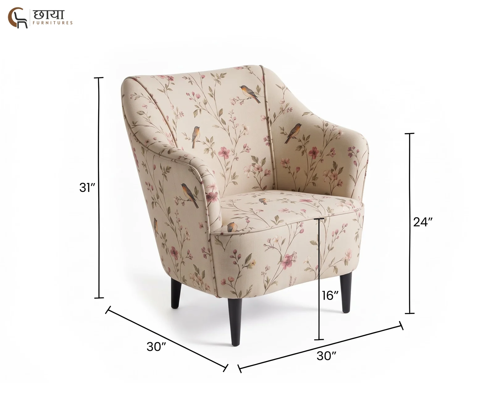 Lumi Lounge Chair (Petal Bird) — 32