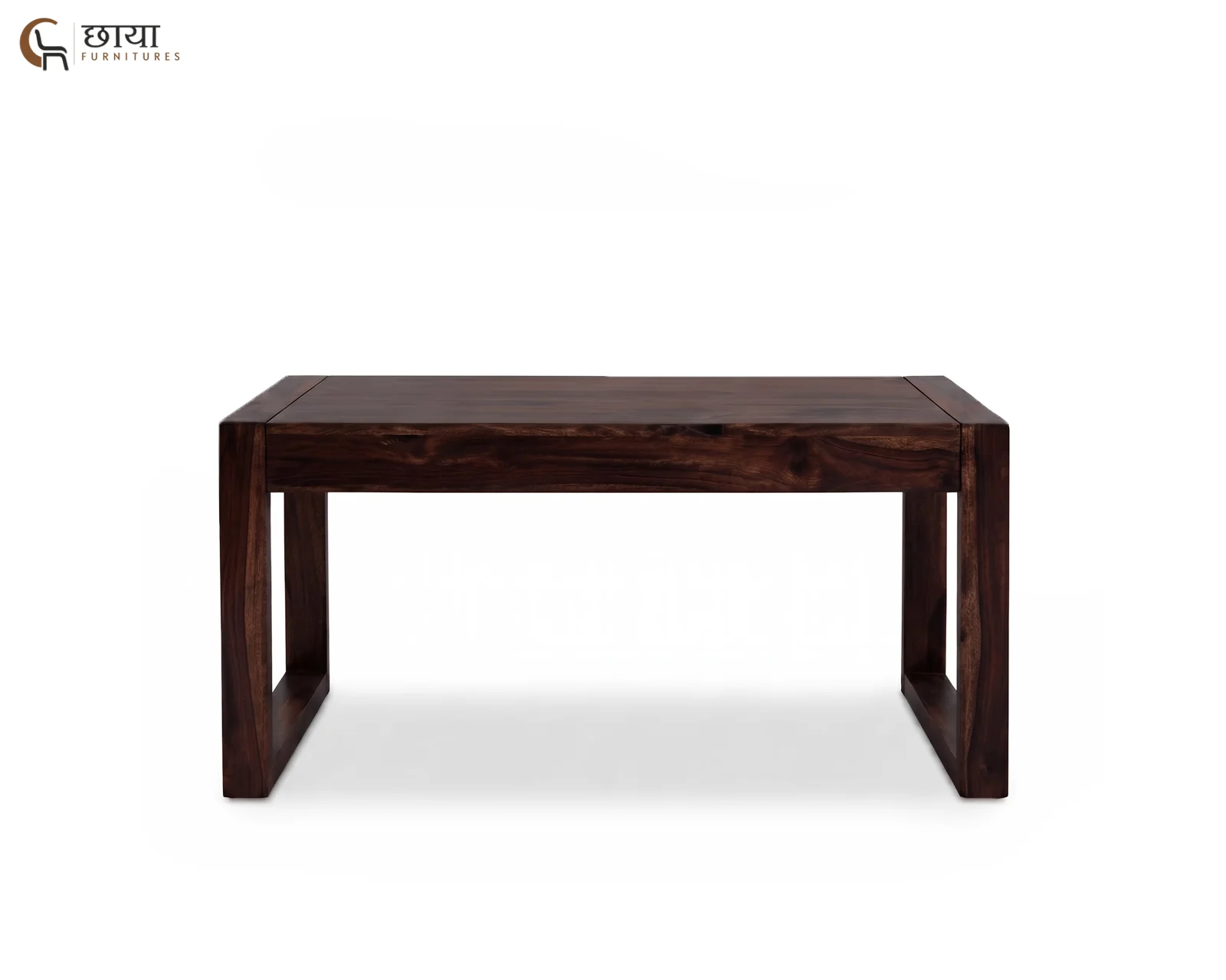 Cove Sheesham Wood Coffee Table (Walnut Finish) — 05