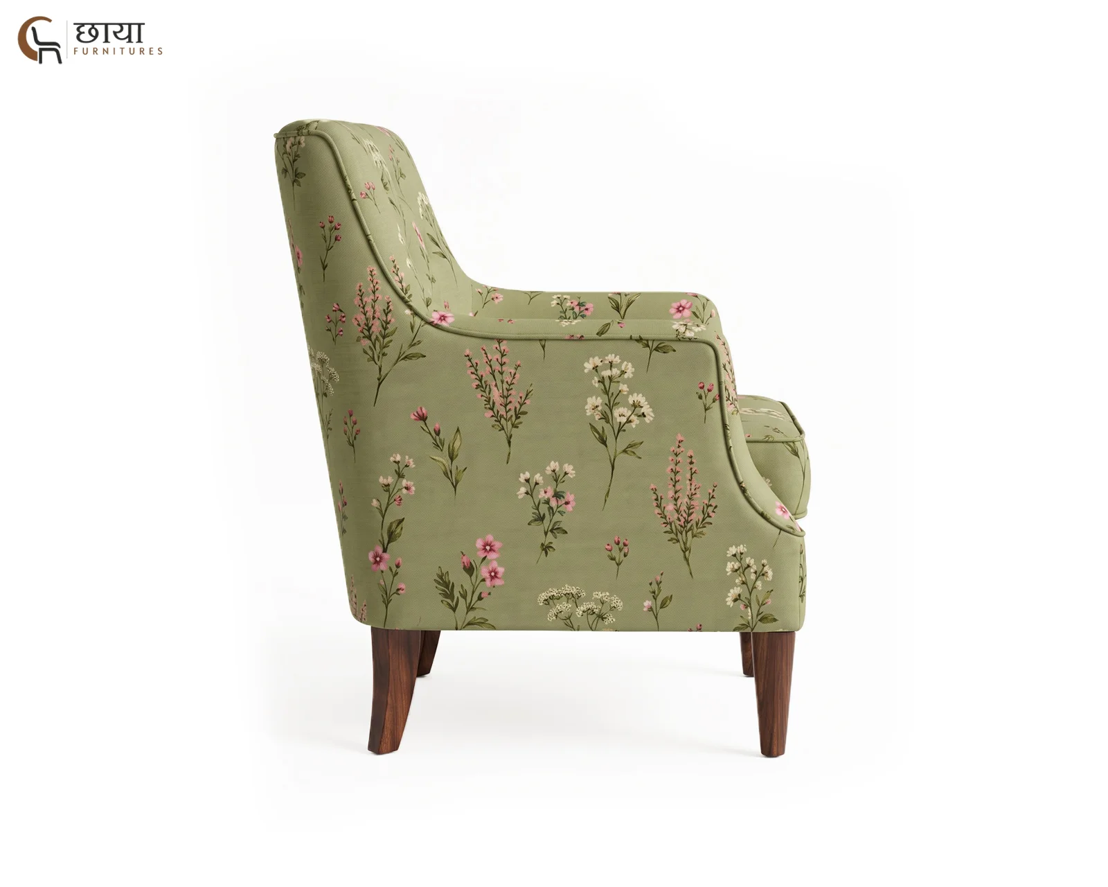 Aarna Lounge Chair (Flora Green) — 01