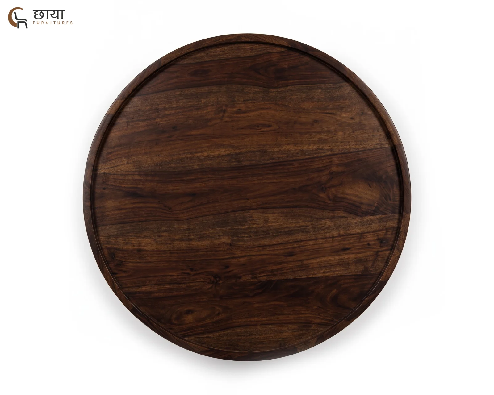 Sterling Sheesham Wood Coffee Table (Walnut Finish) — (3)