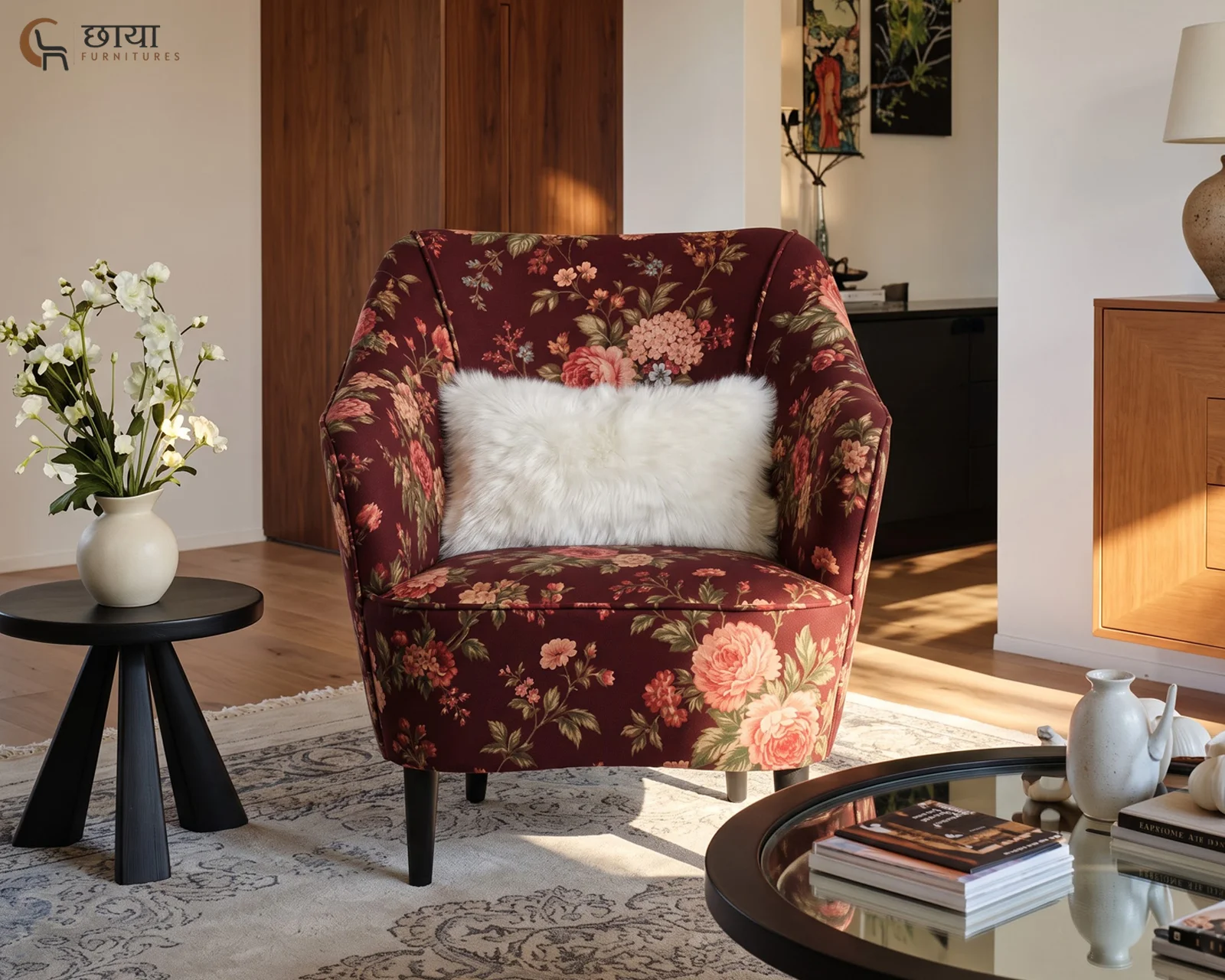 Lumi Lounge Chair (Bloom Ruby) — 21